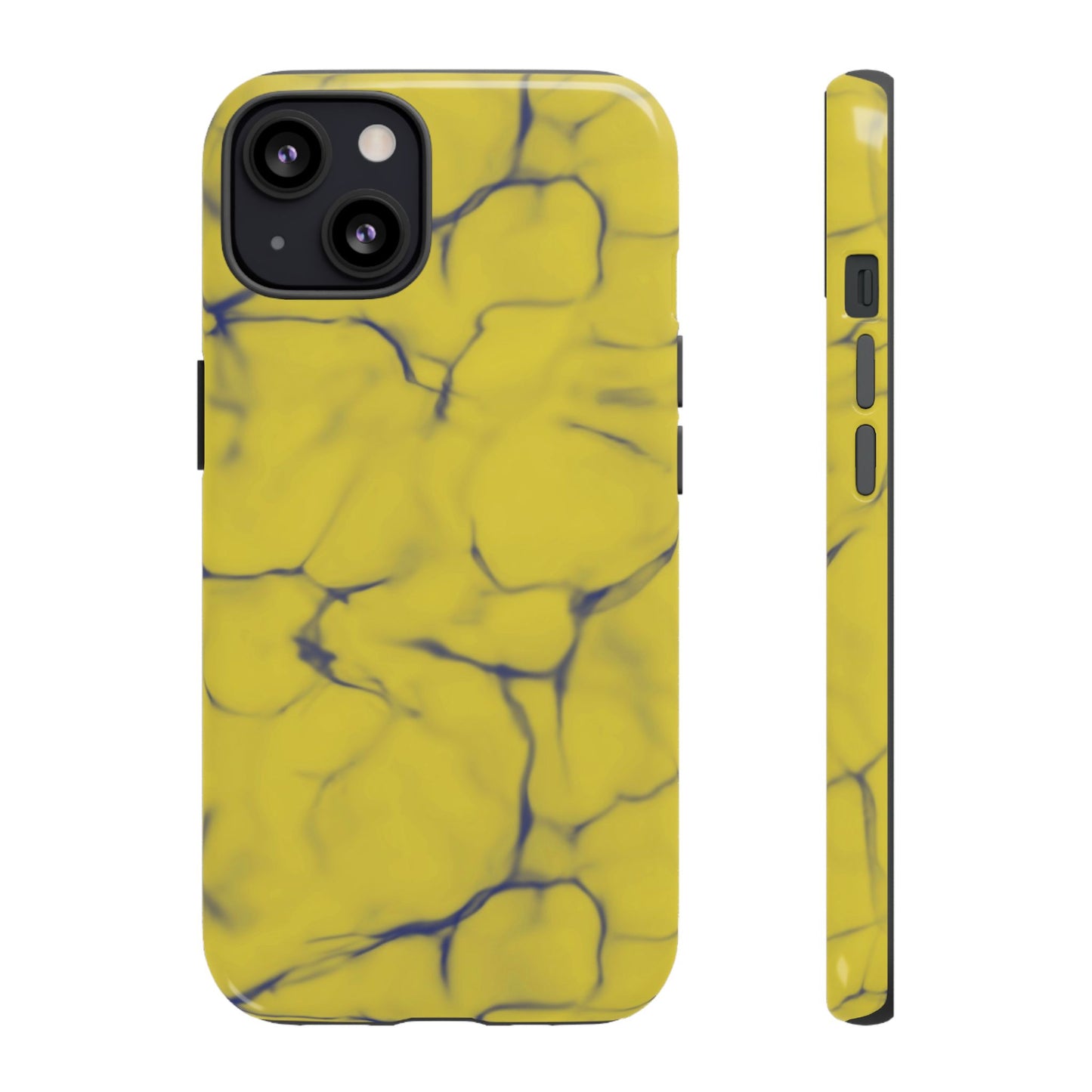 Marble Phone Case Yellow