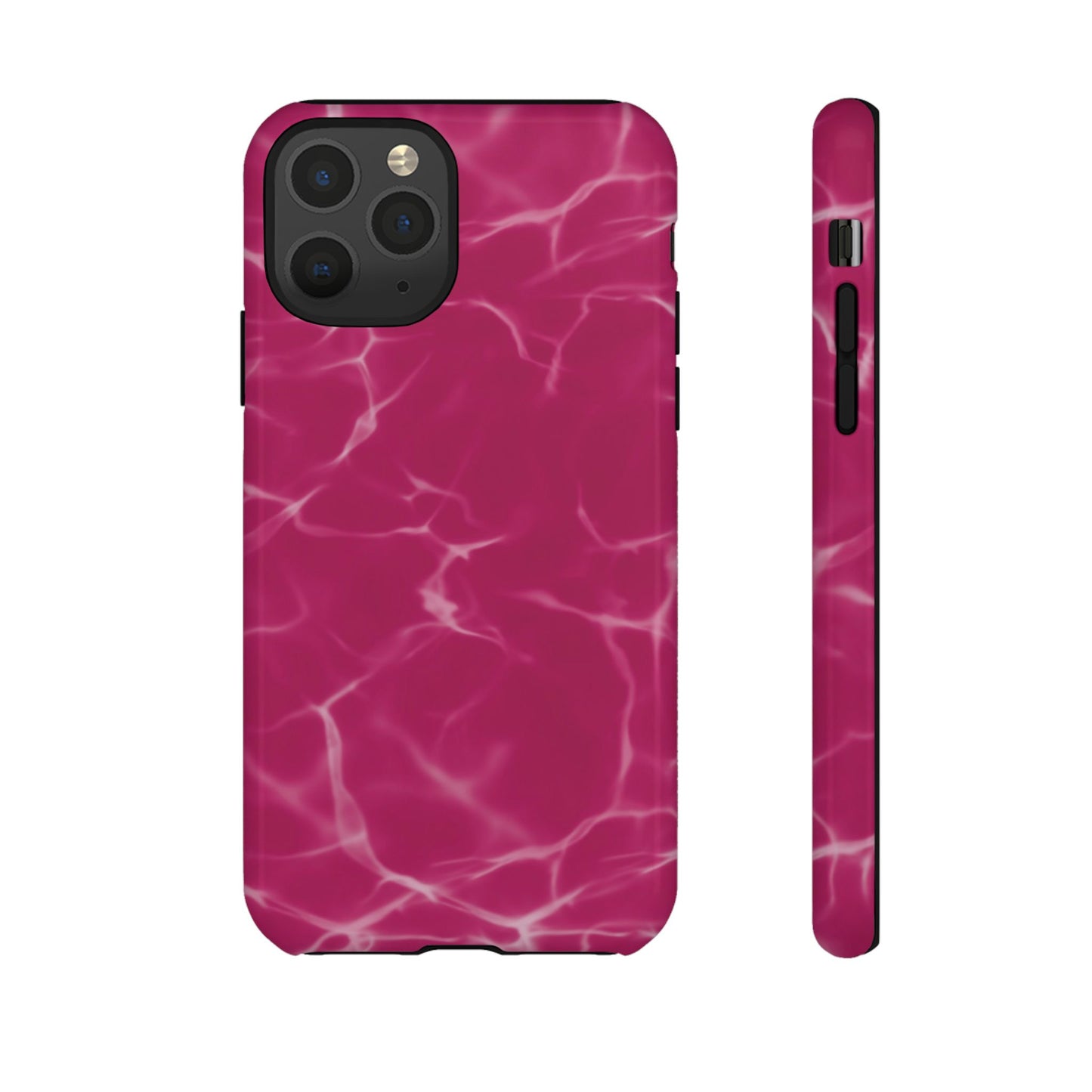 Marble Print Phone Case Berry