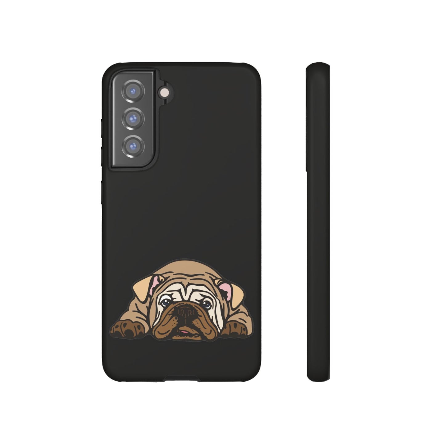 Bulldog Phone Case Black