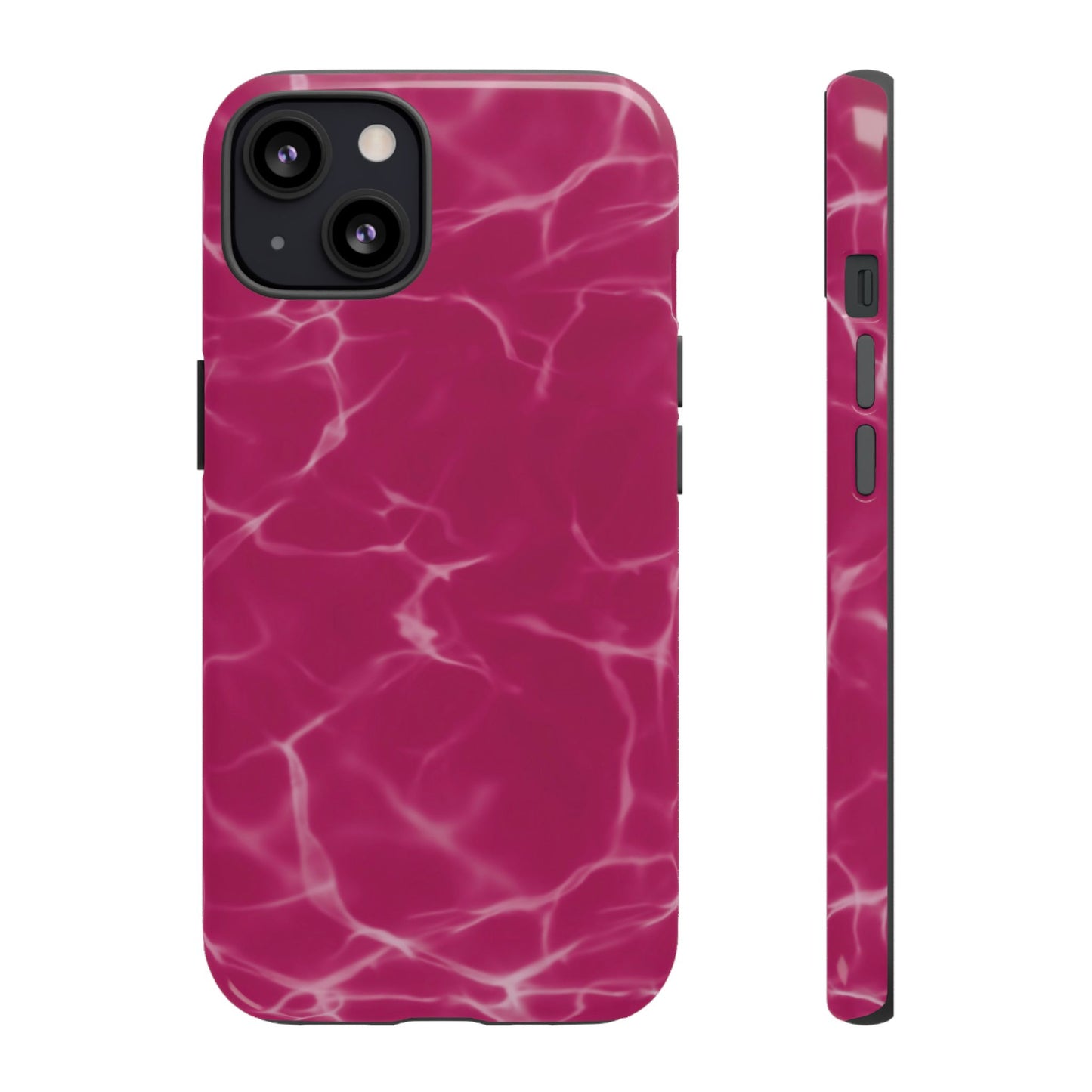 Marble Print Phone Case Berry