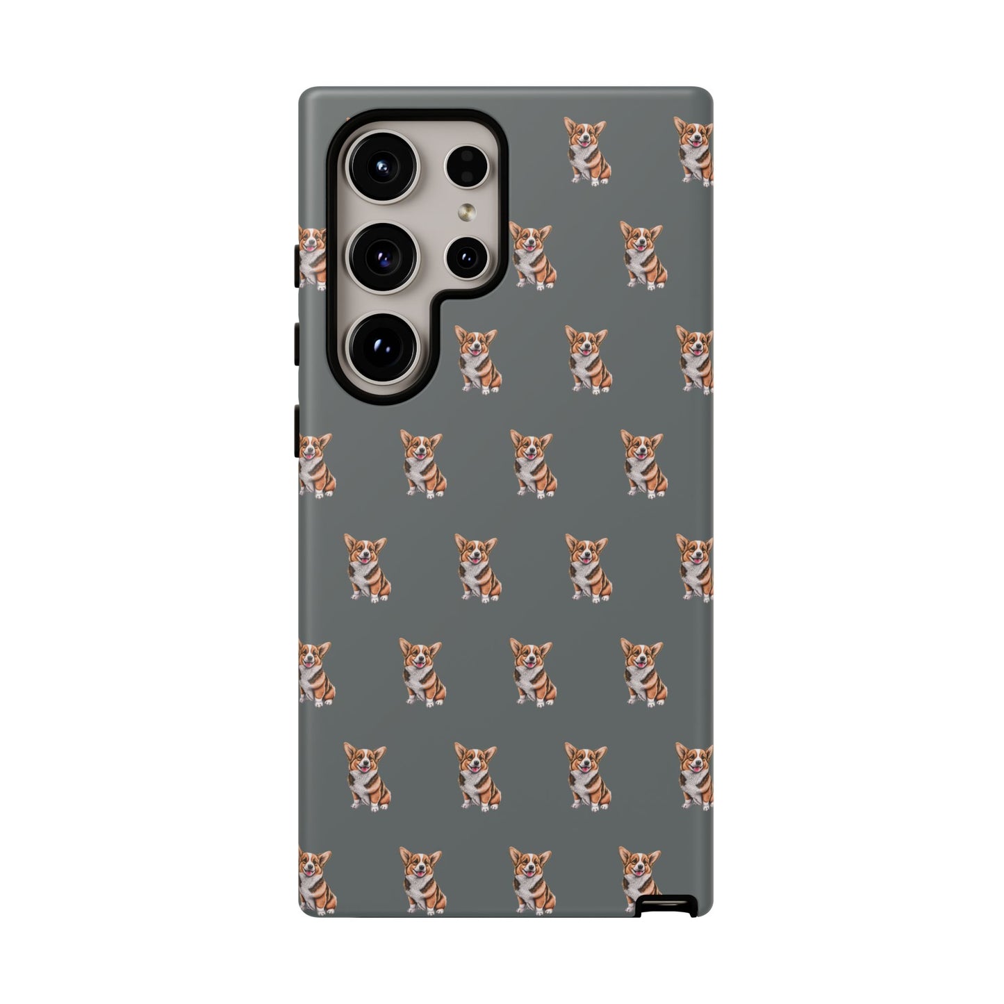 Corgi Phone Case Gray