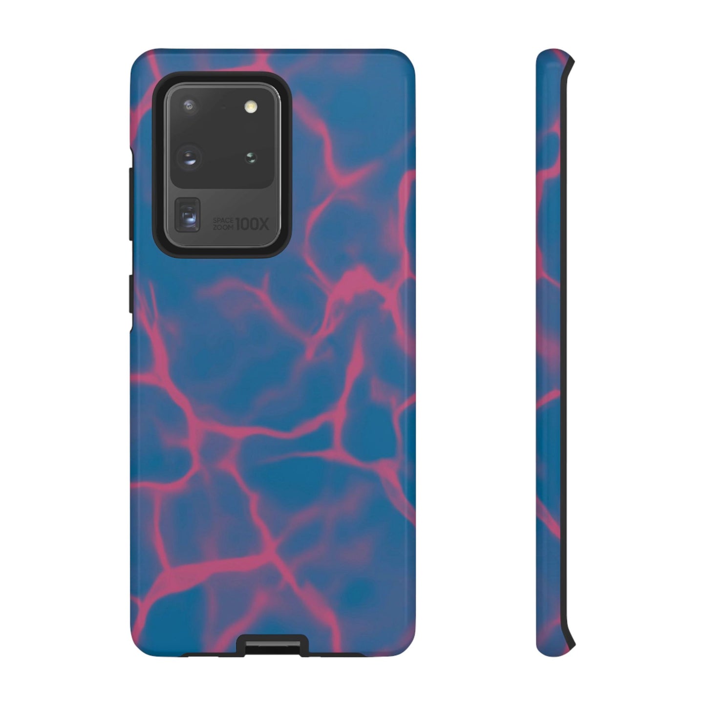 Marble Phone Case Blue Pink