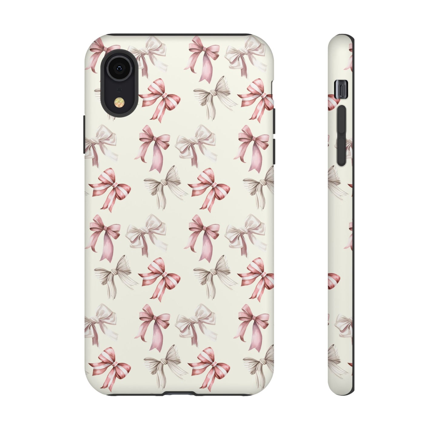 Bow Phone Case Cream