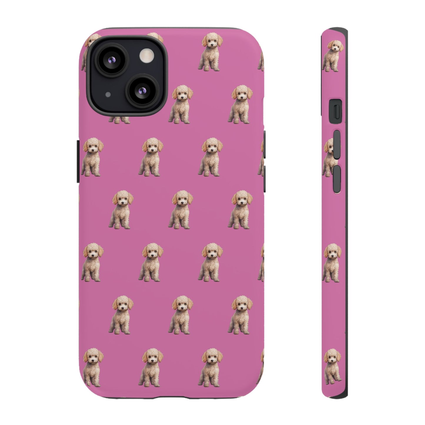 Poodle Phone Case Pink