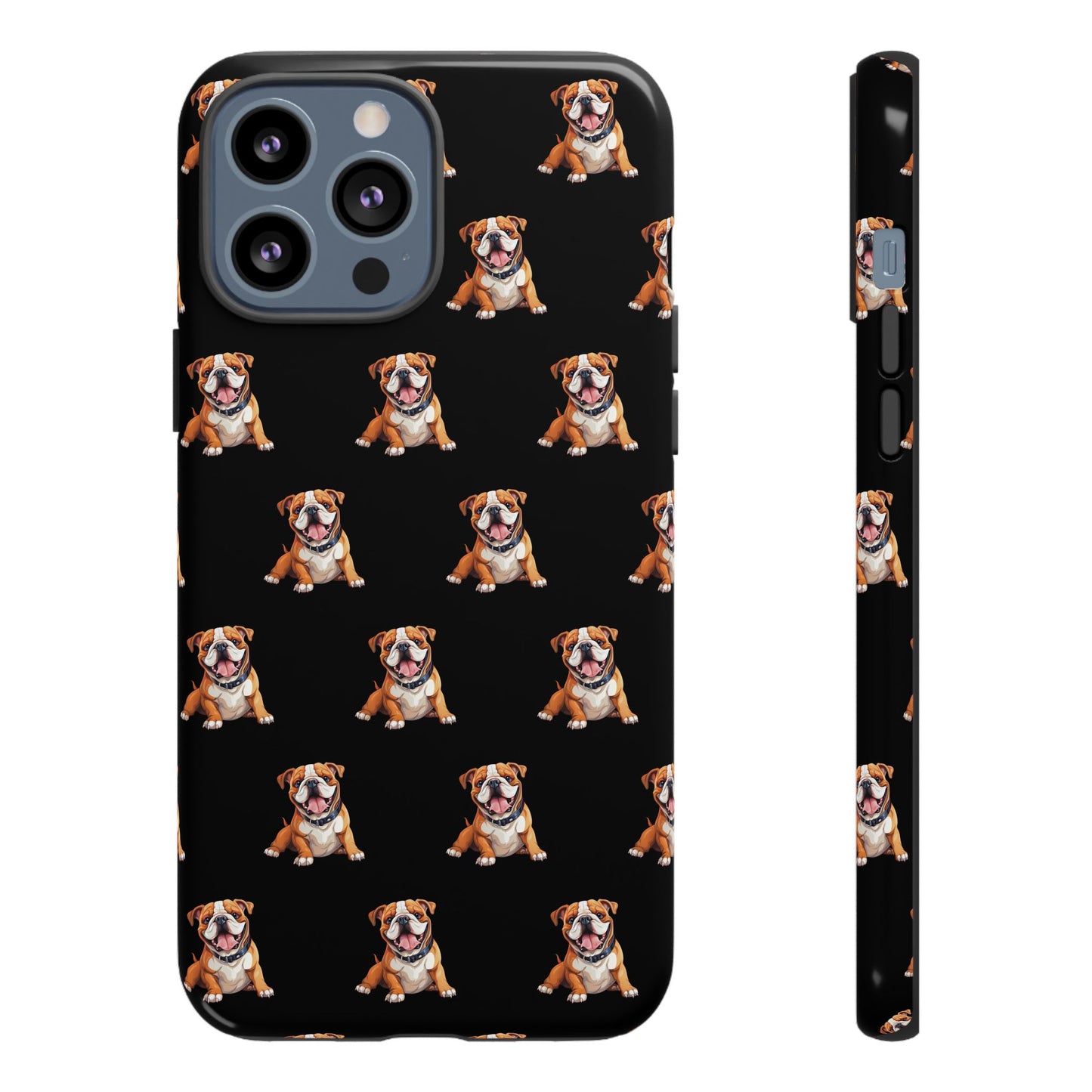 Bulldog Phone Case Black