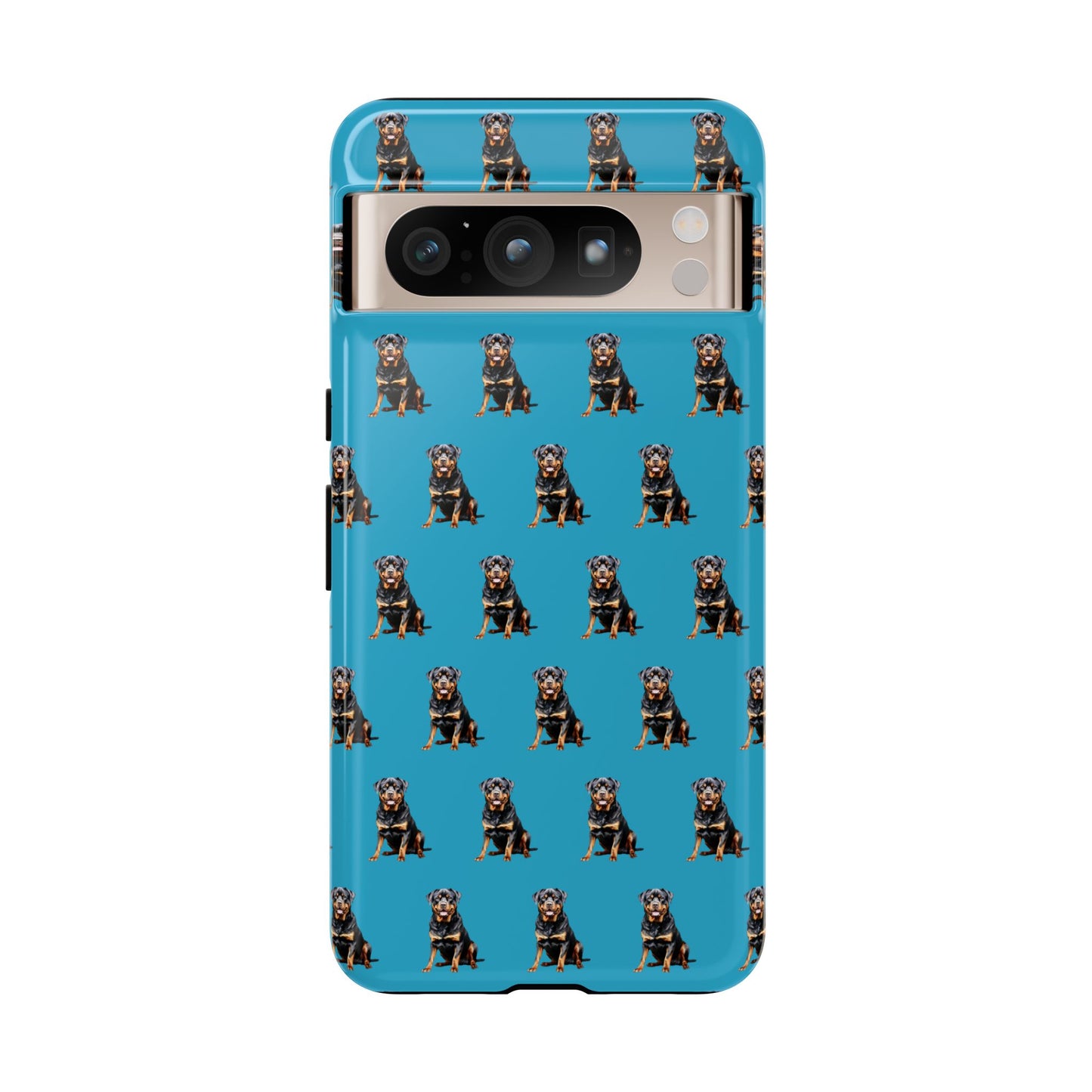 Rottweiler Phone Case Turquoise