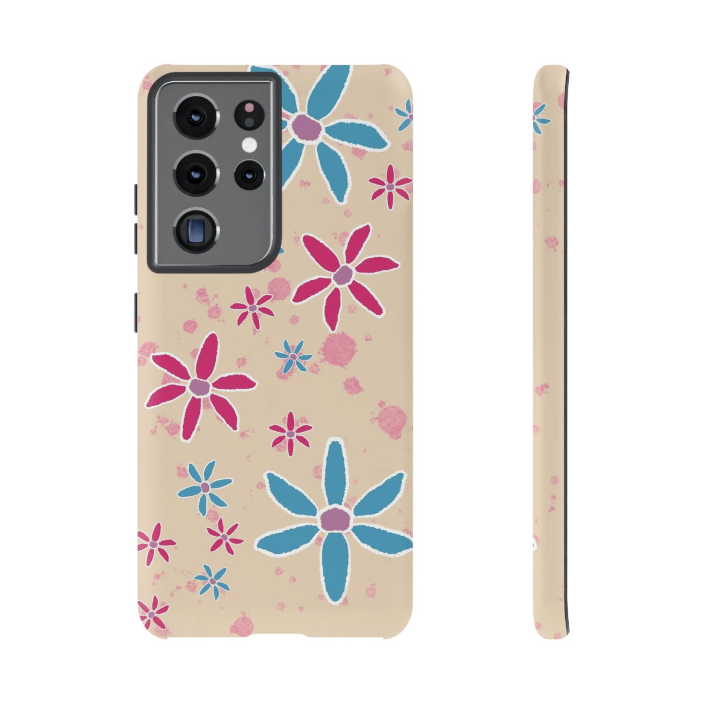 Flower Phone Case Cream