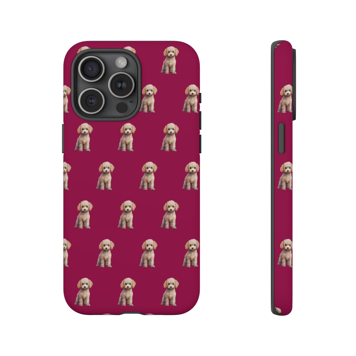 Poodle Phone Case Berry