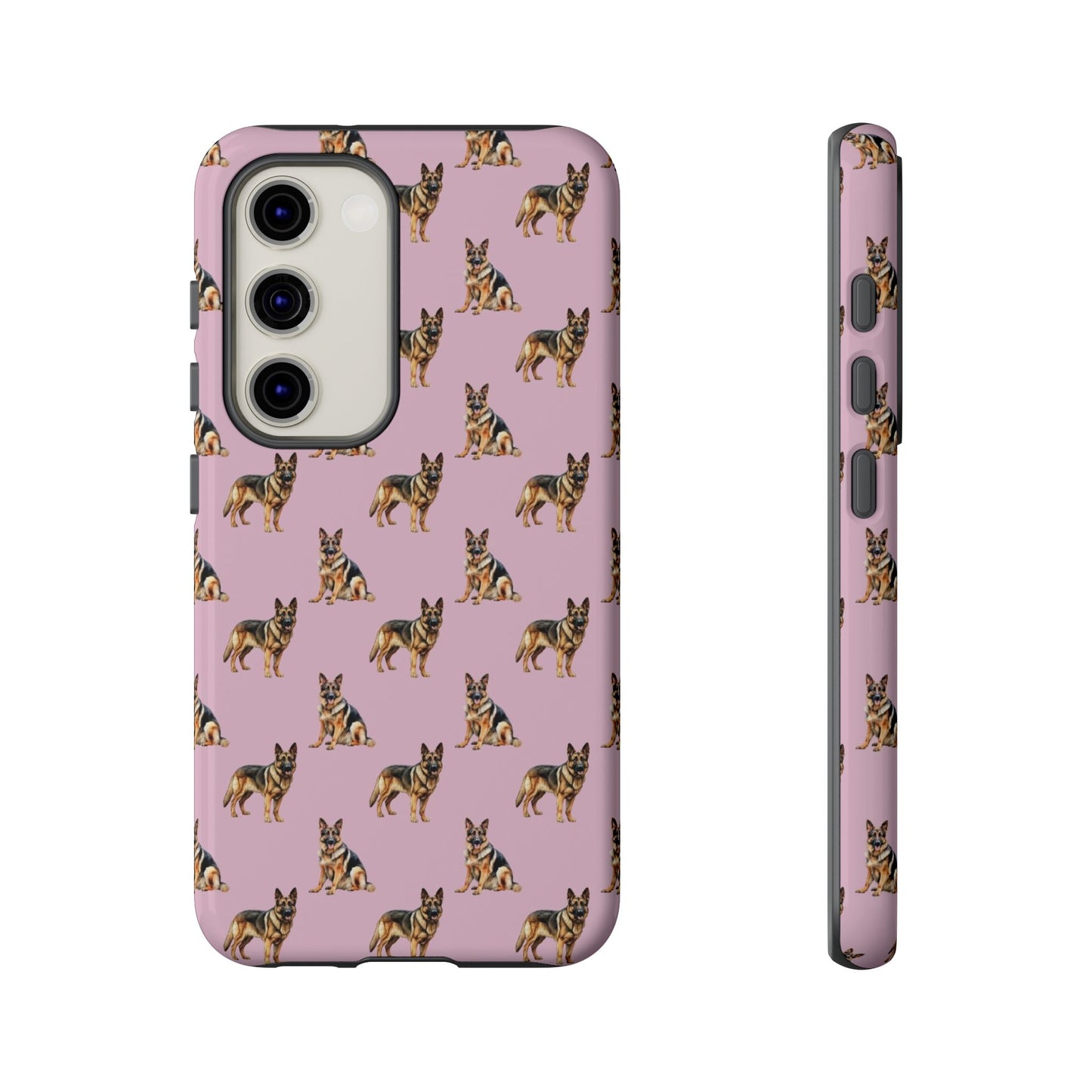 German Shepherd Phone Case Pink