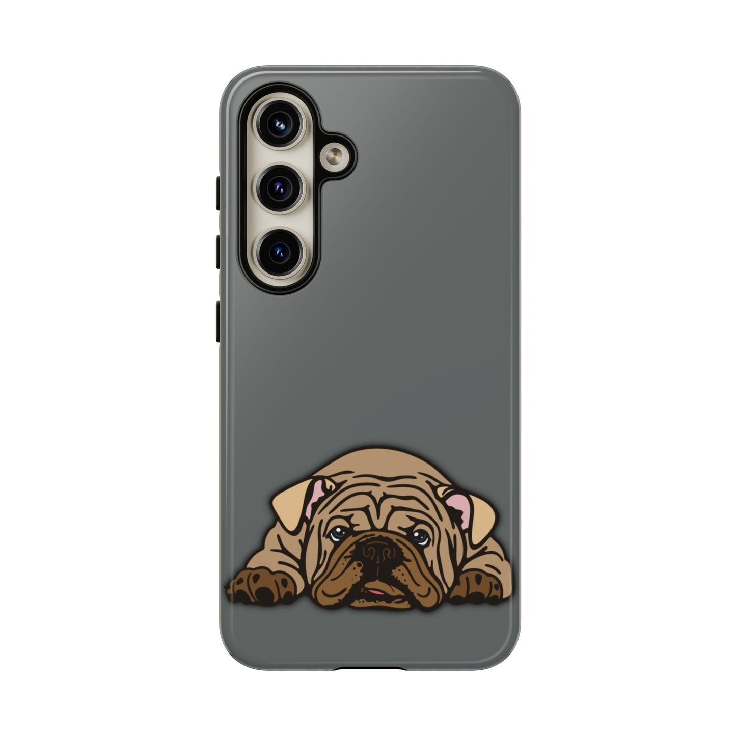 Bulldog Phone Case Gray