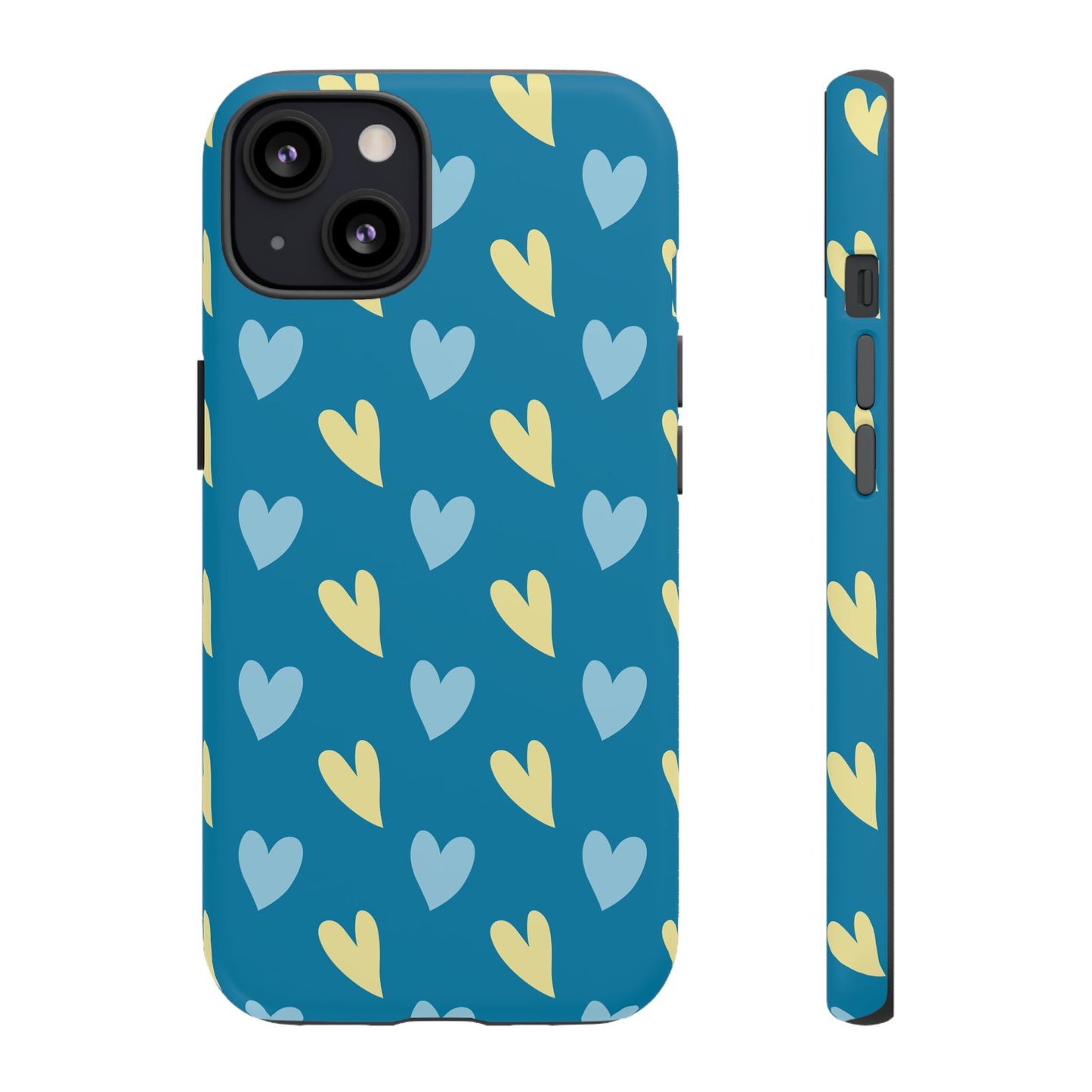 Heart Phone Case Blue