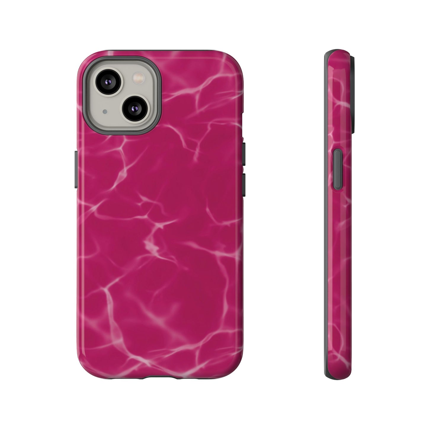 Marble Print Phone Case Berry