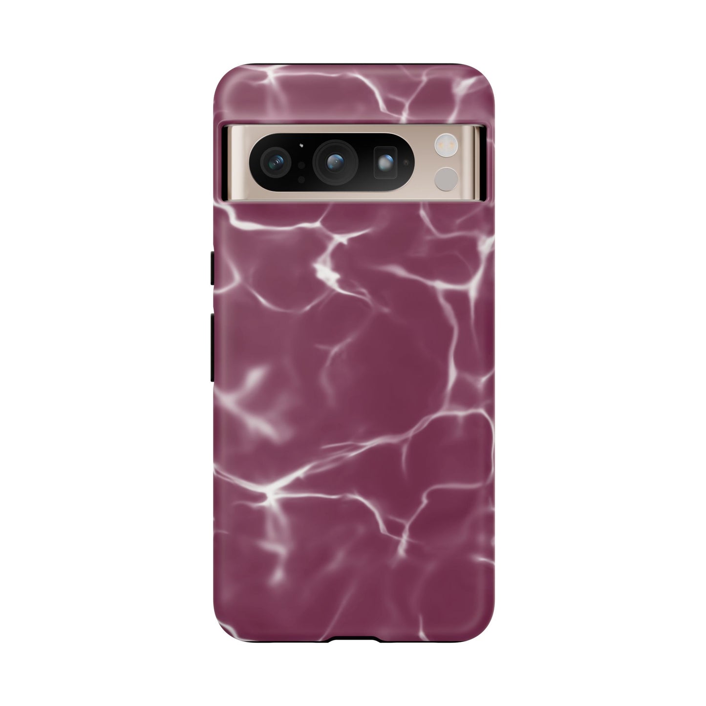 Marble Print Phone Case Maroon