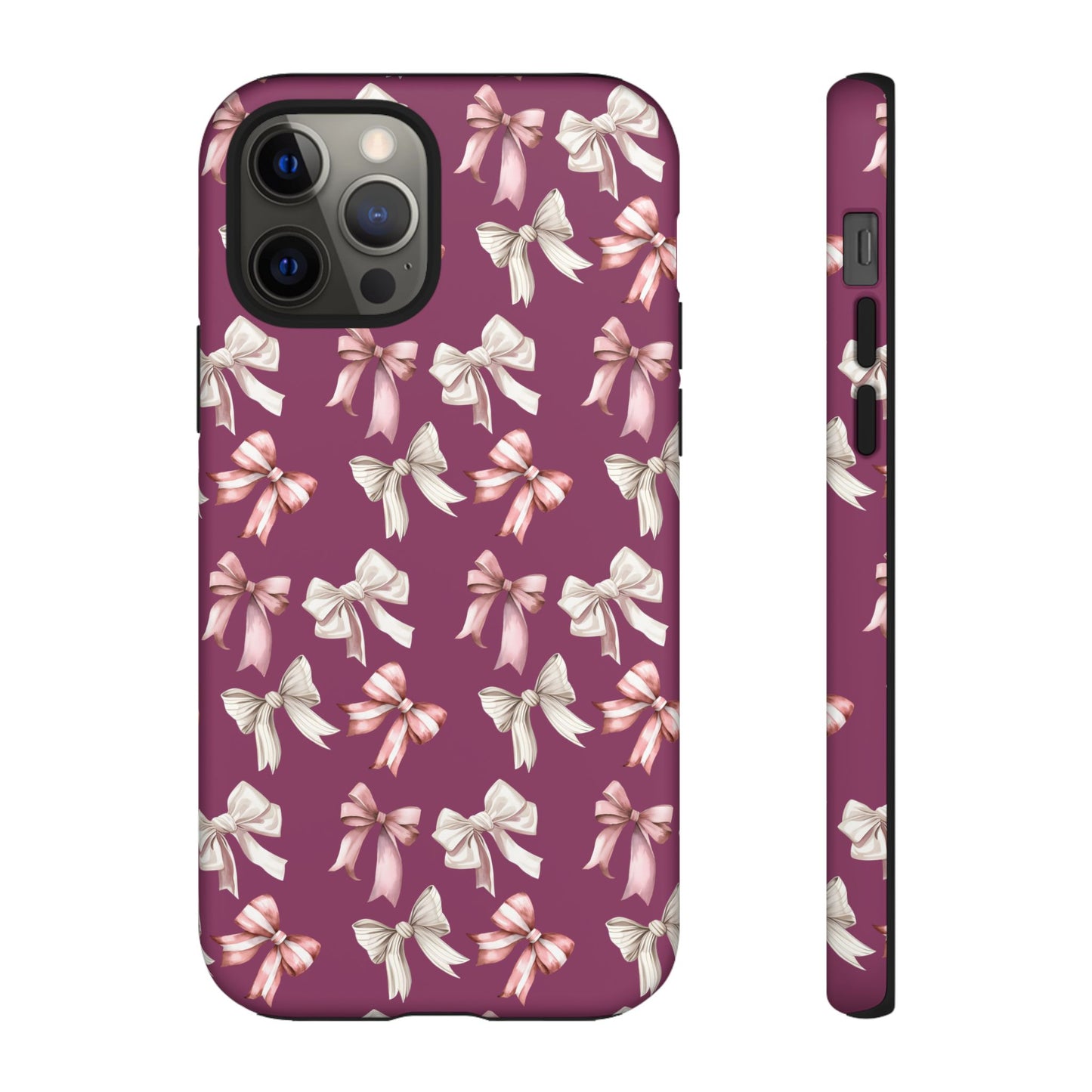 Bow Phone Case Berry