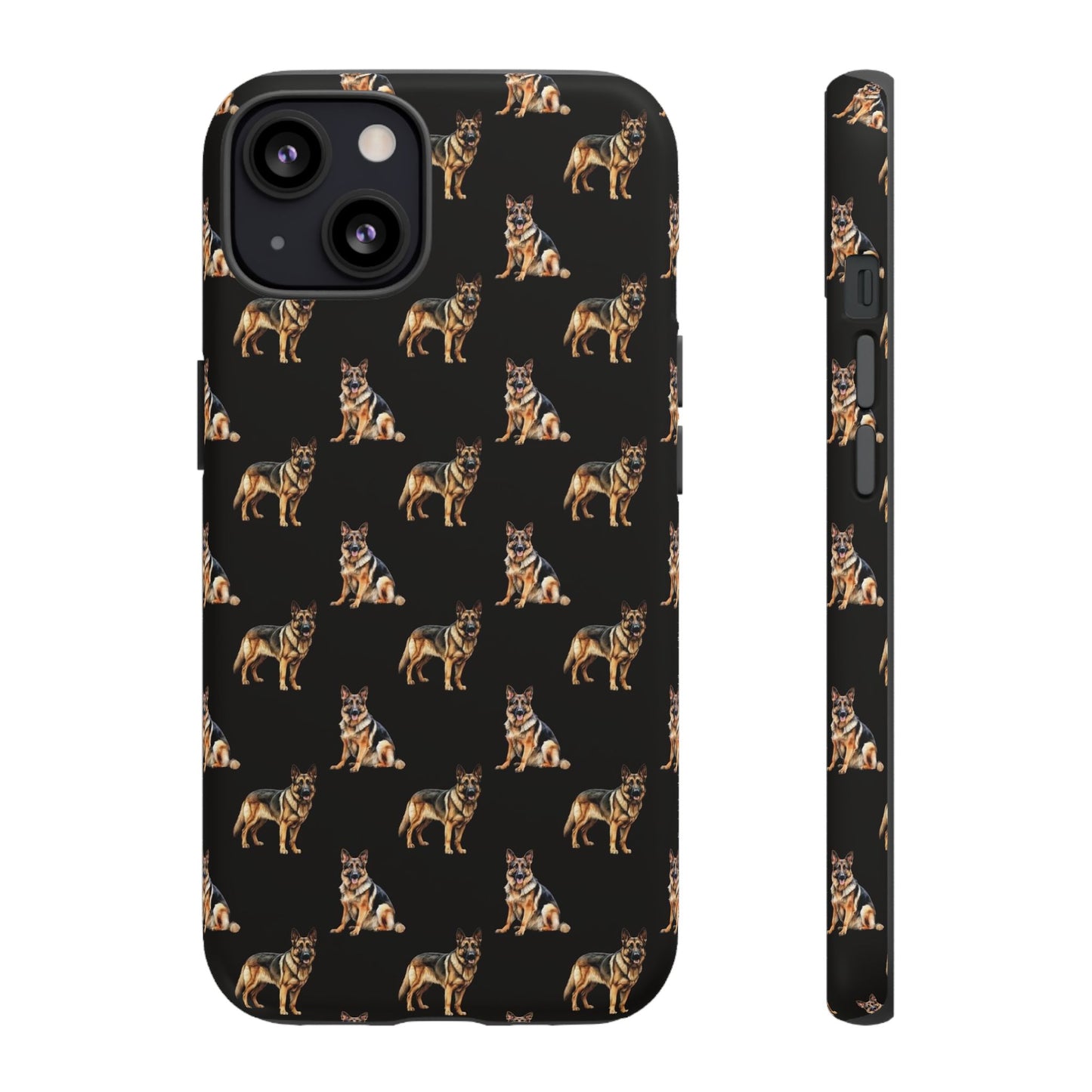 German Shepherd Phone Case Black