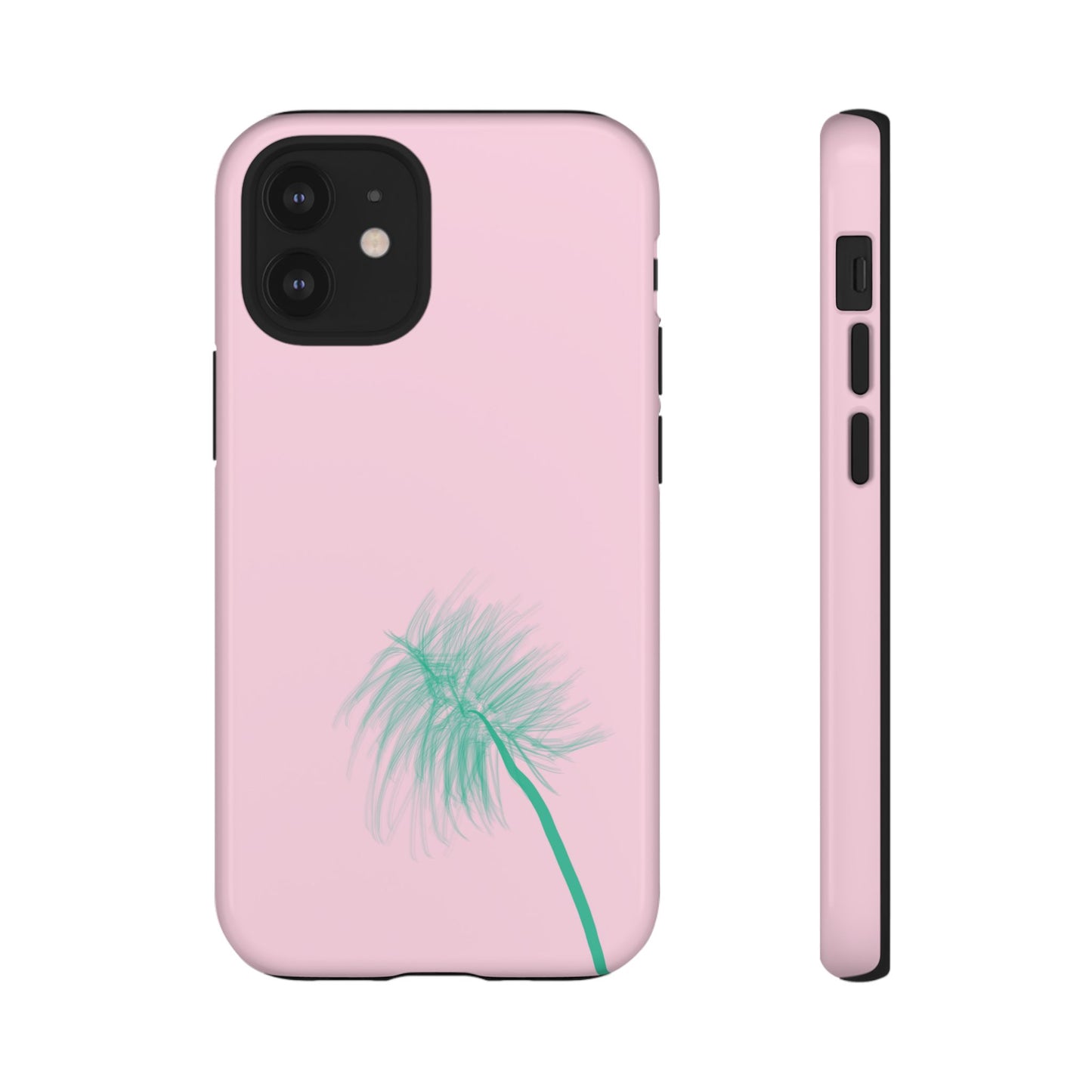 Dandelion Blowball Phone Case Pink