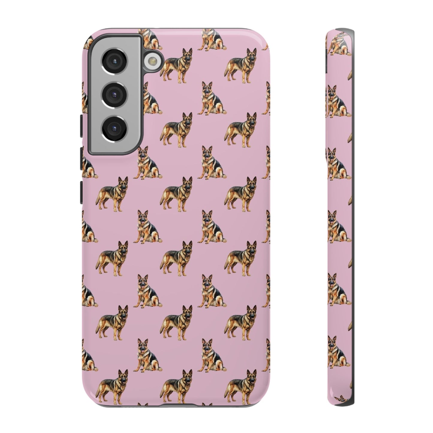 German Shepherd Phone Case Pink