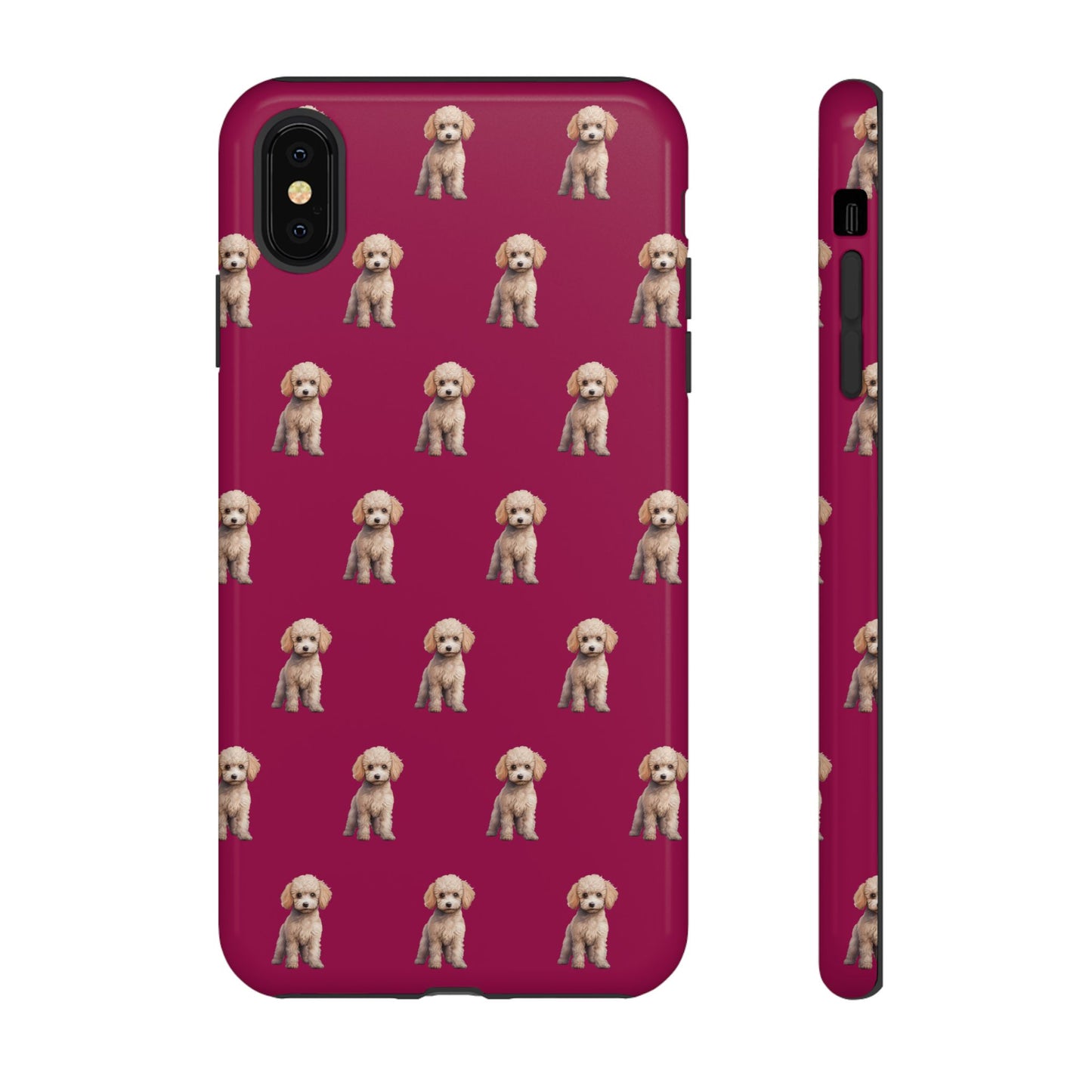 Poodle Phone Case Berry