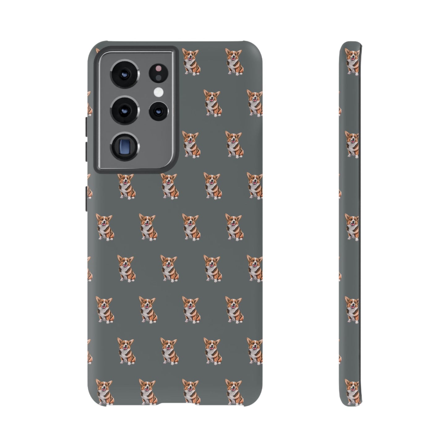 Corgi Phone Case Gray