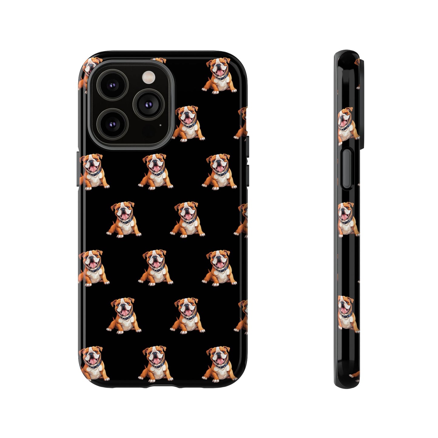 Bulldog Phone Case Black