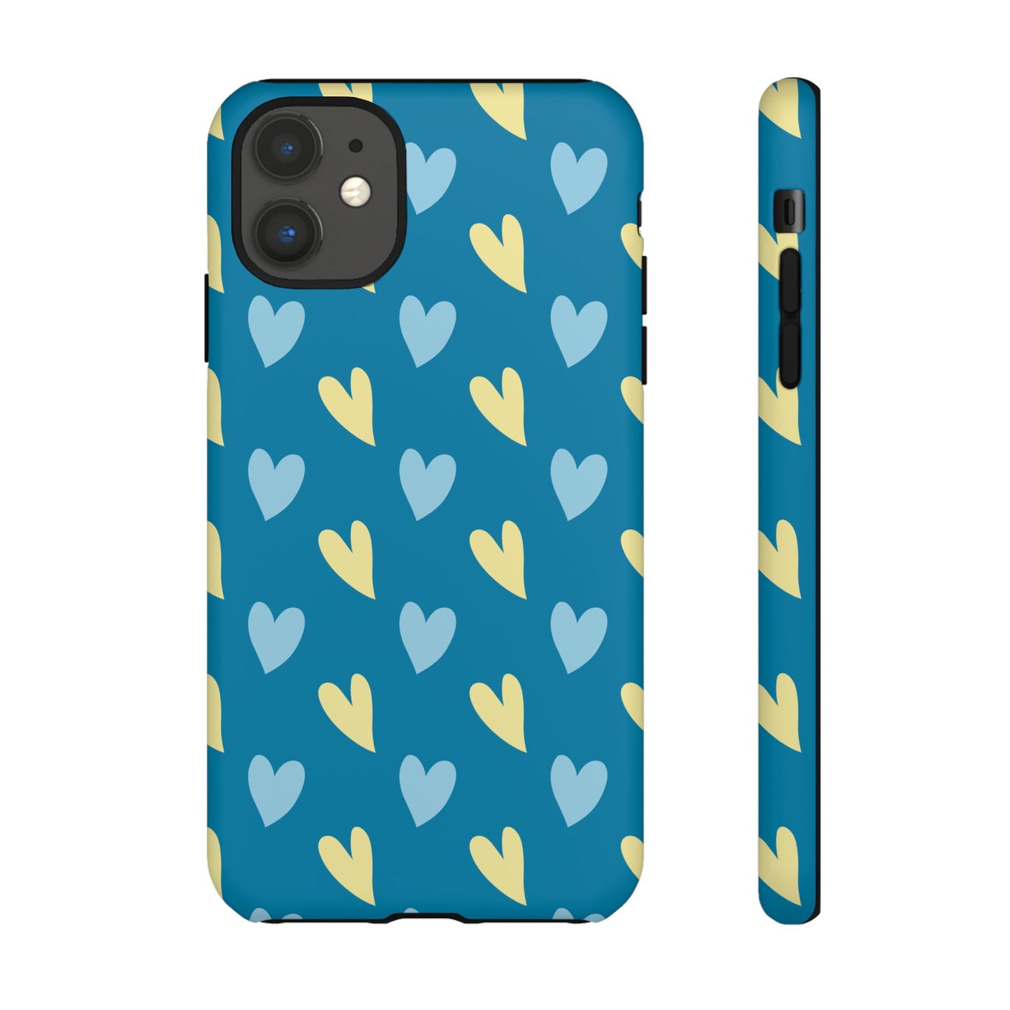 Heart Phone Case Blue