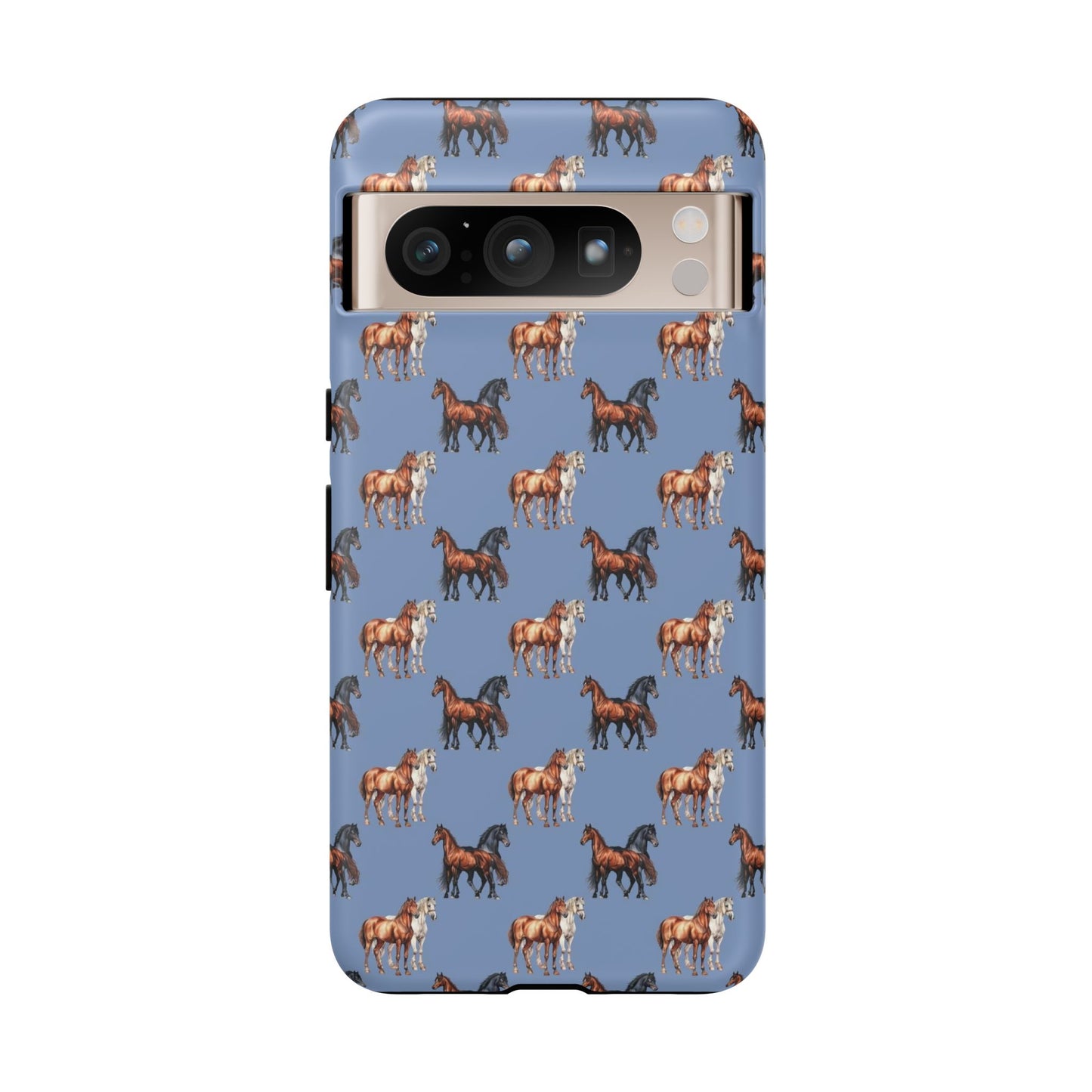 Horse Phone Case Blue