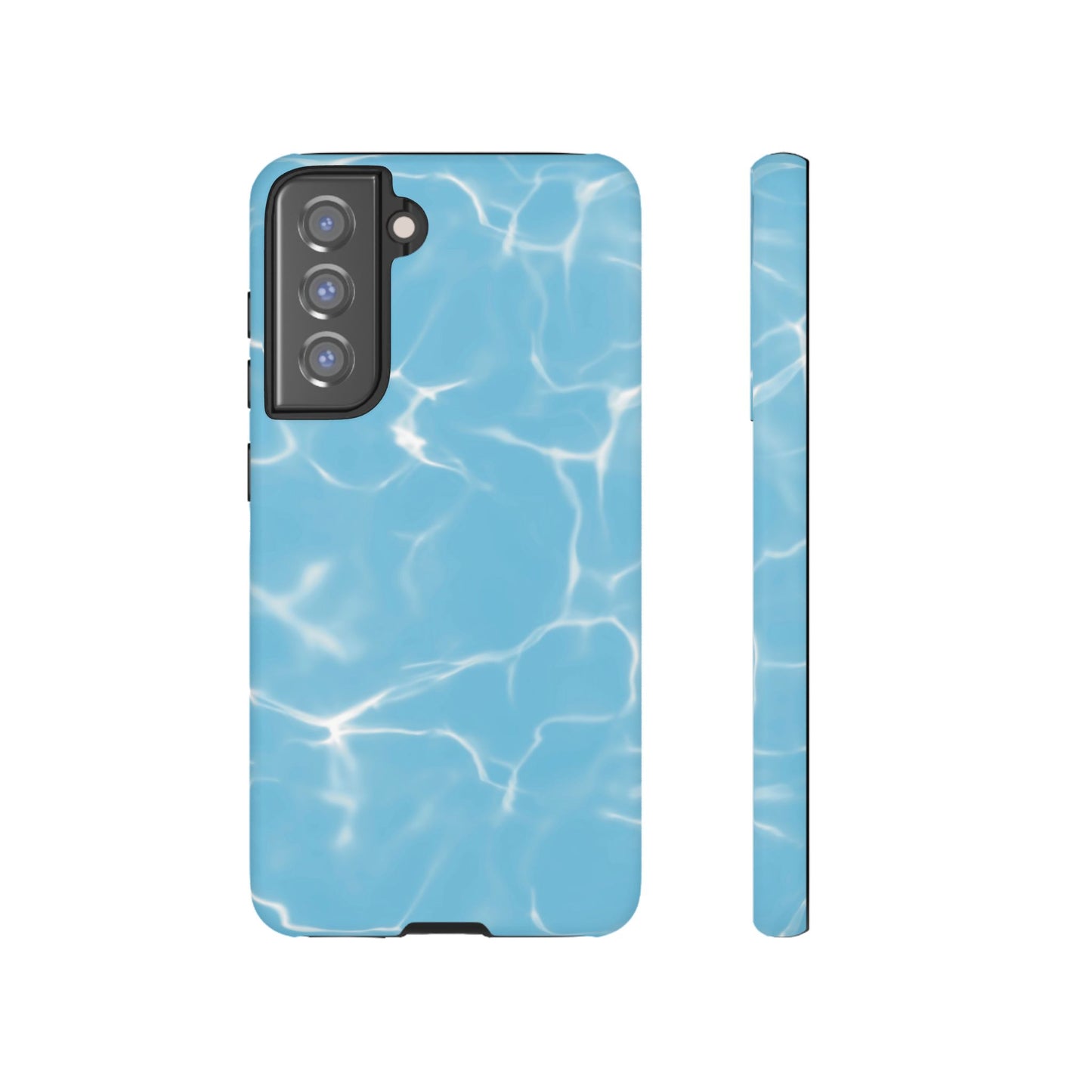 Marble Phone Case Light Blue