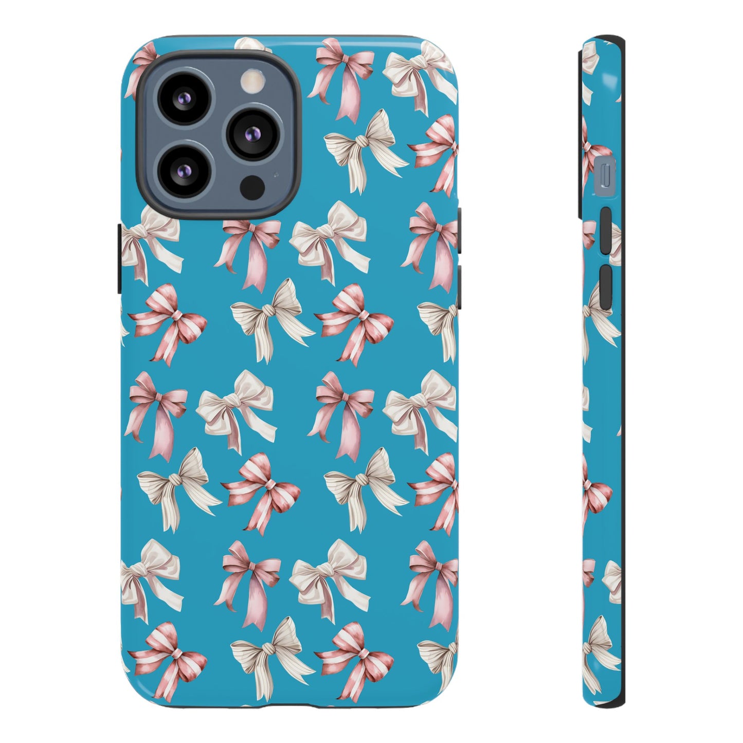 Bow Phone Case Turquoise