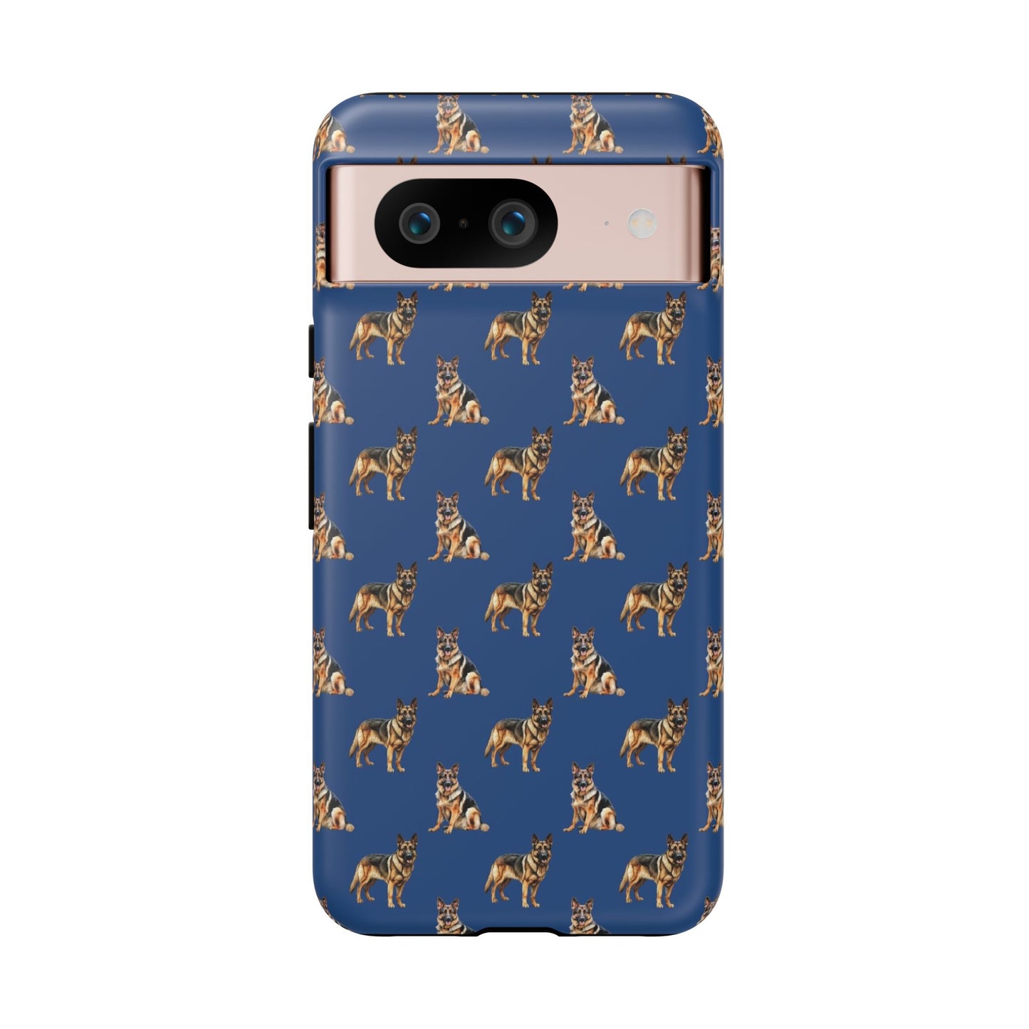 German Shepherd Phone Case Blue