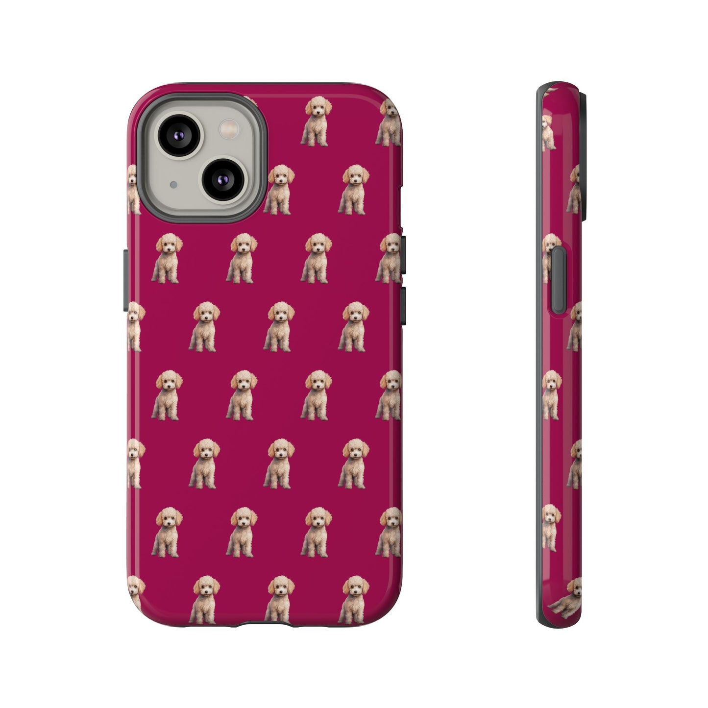 Poodle Phone Case Berry