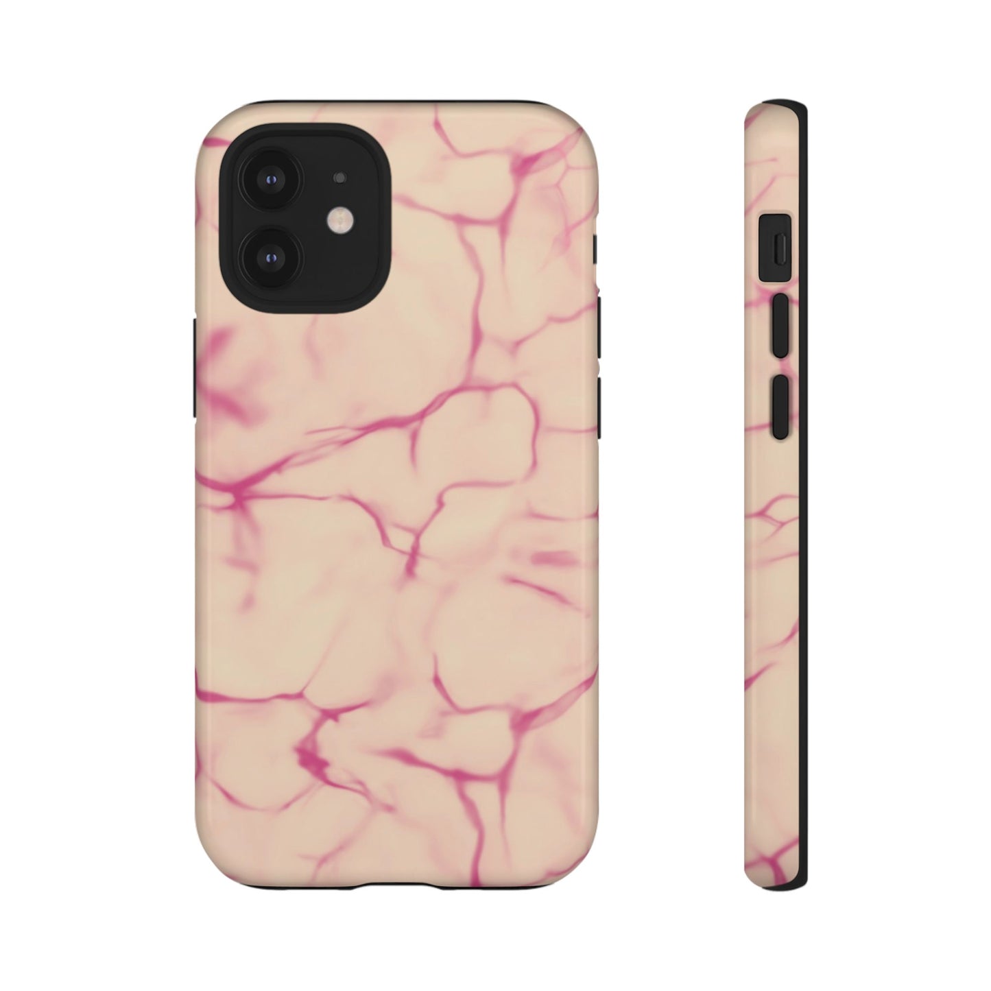 Marble Phone Case Cream Pink