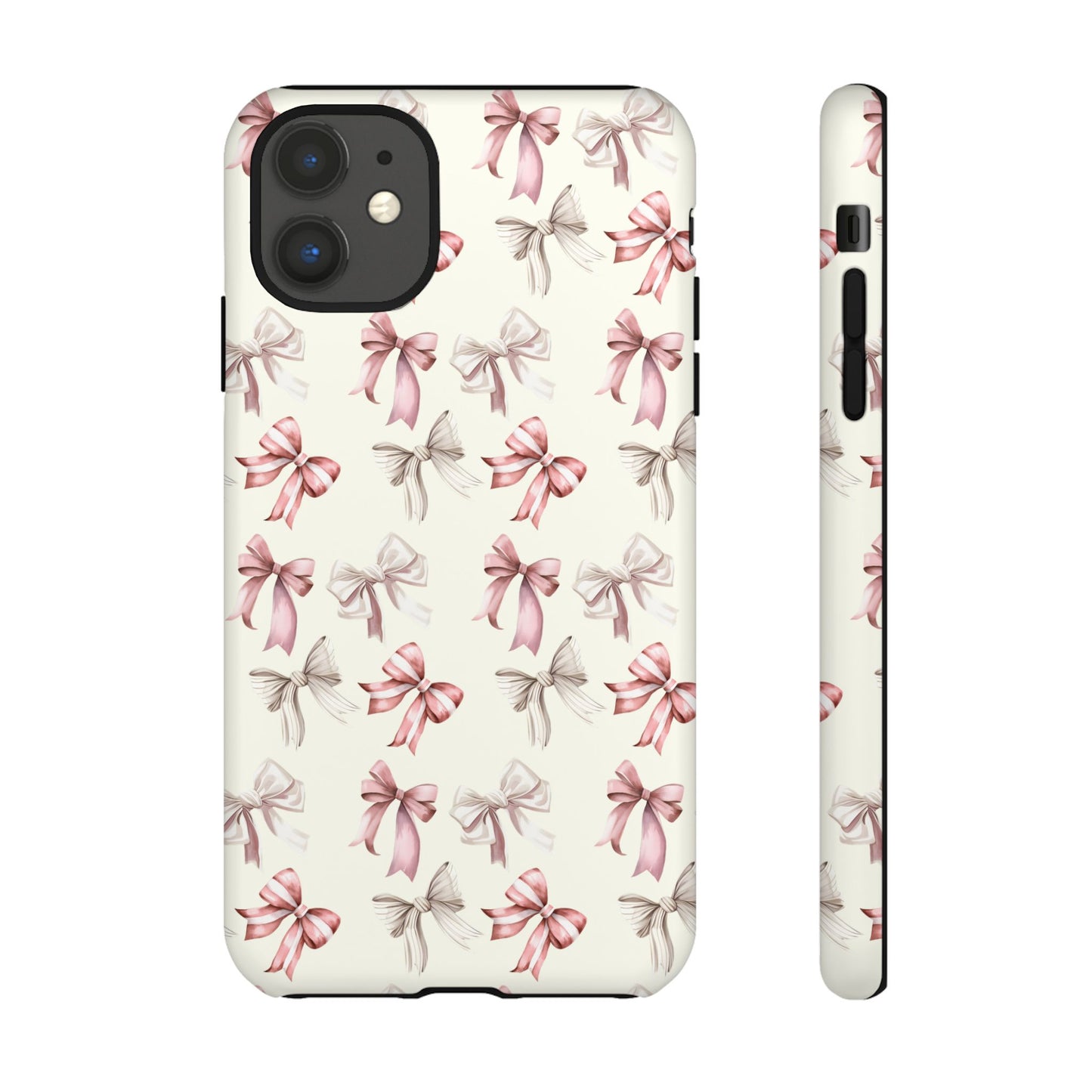 Bow Phone Case Cream