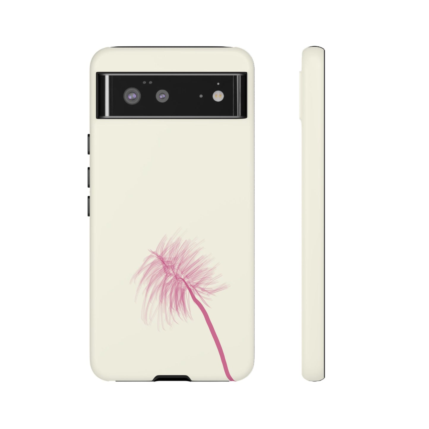 Dandelion Blowball Phone Case Cream