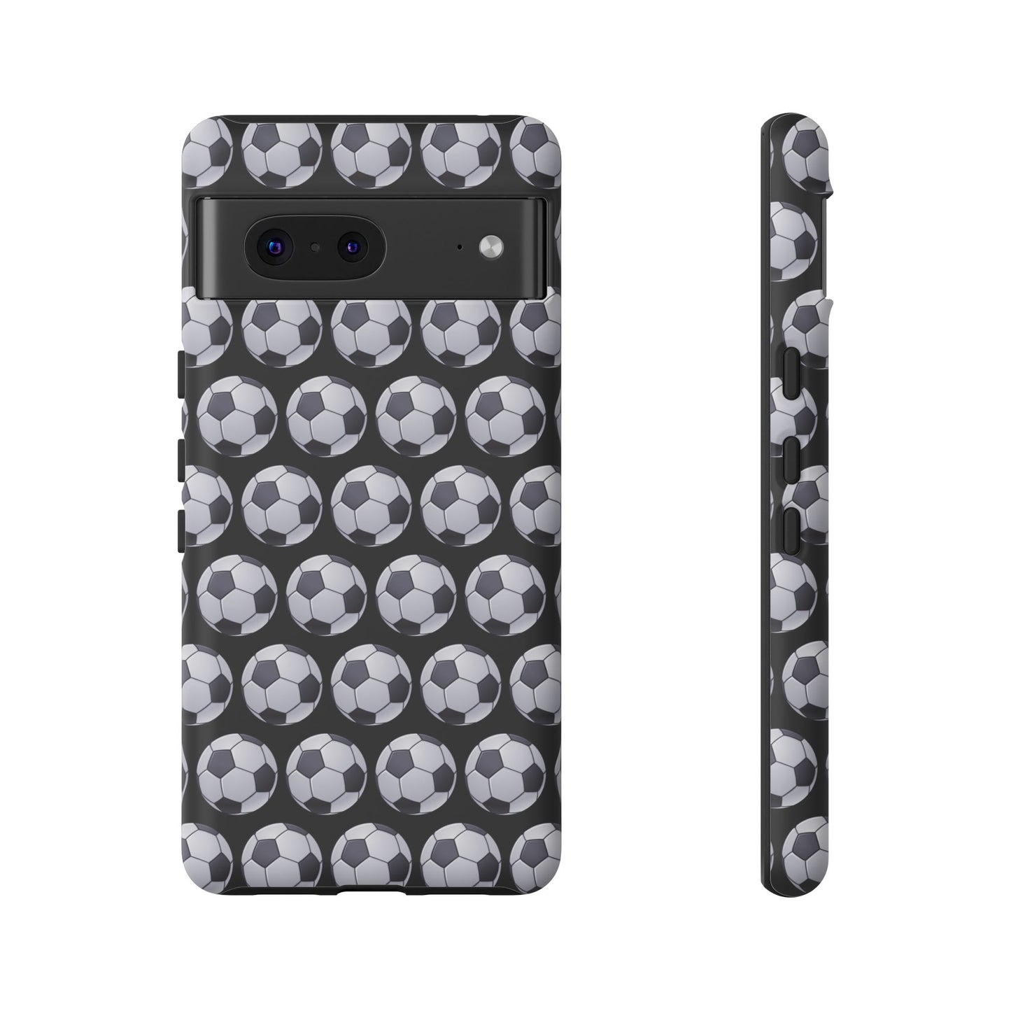 Soccer Ball Phone Case Black