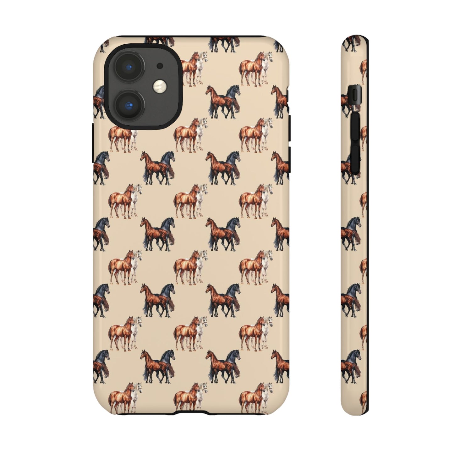 Horse Phone Case Cream