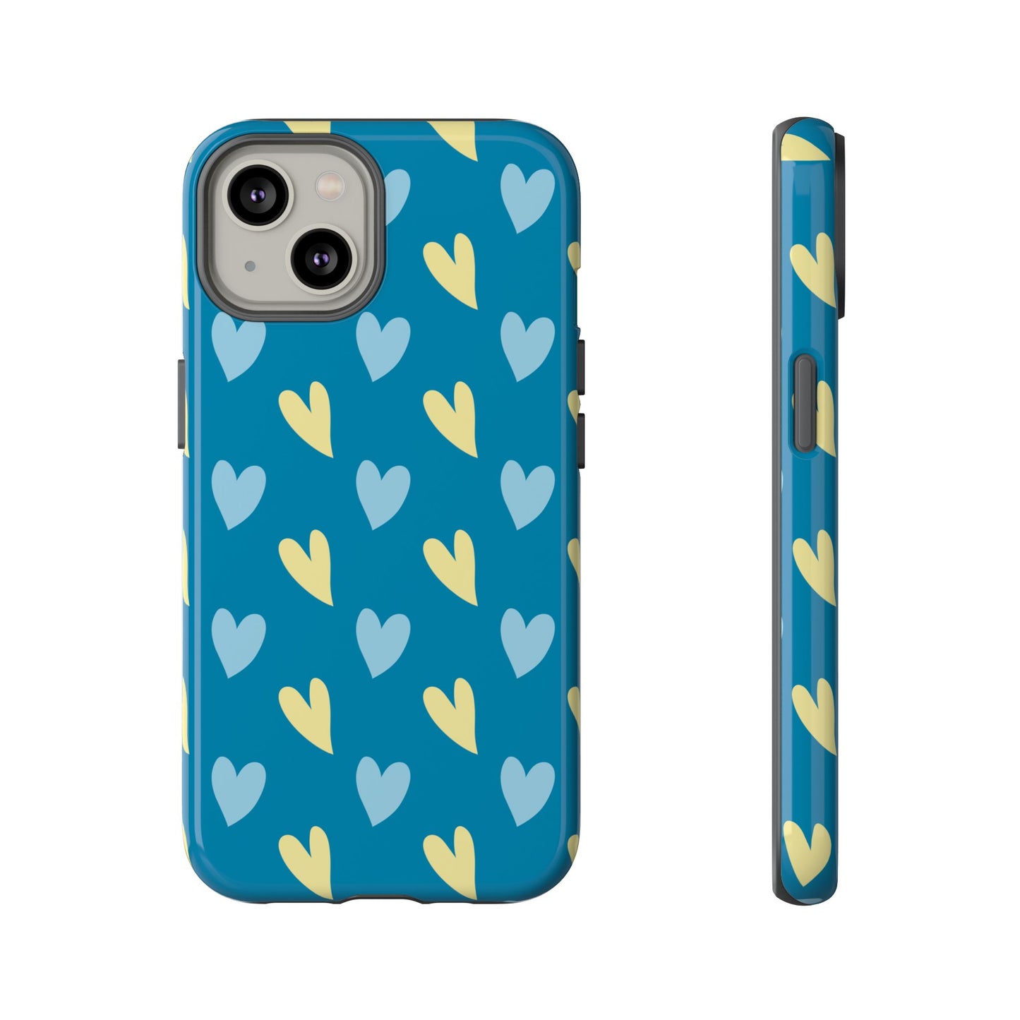 Heart Phone Case Blue