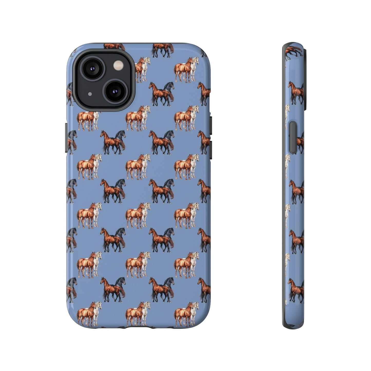 Horse Phone Case Blue