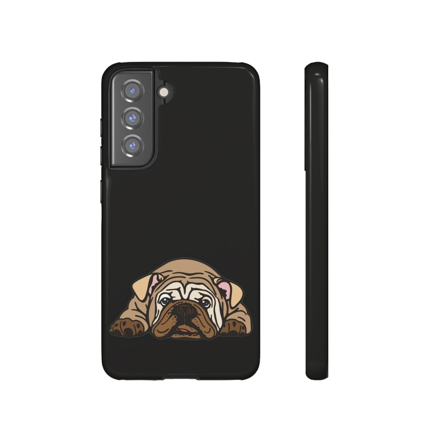 Bulldog Phone Case Black