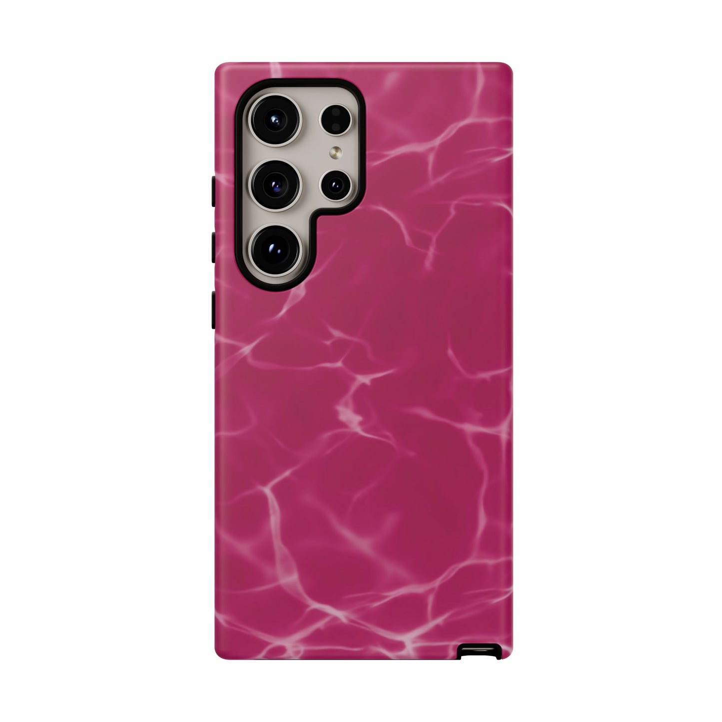 Marble Print Phone Case Berry