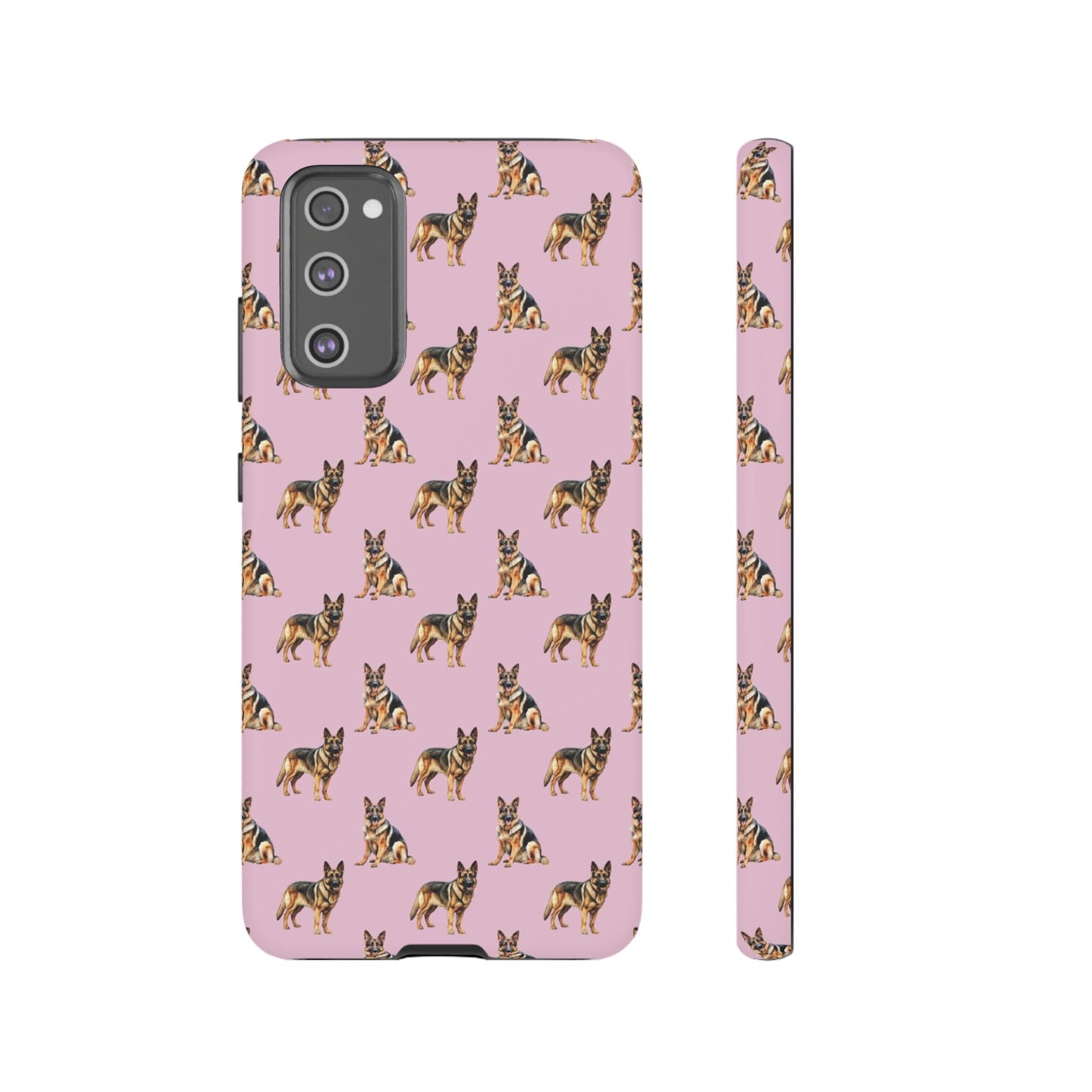 German Shepherd Phone Case Pink