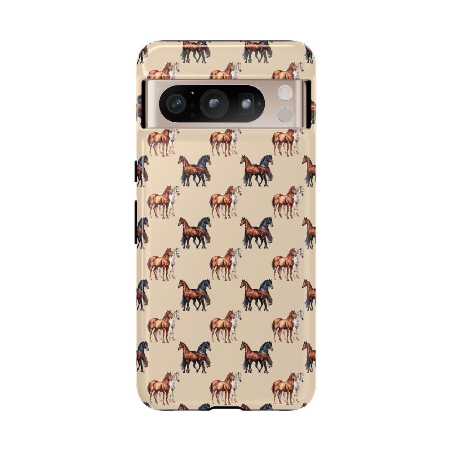 Horse Phone Case Cream