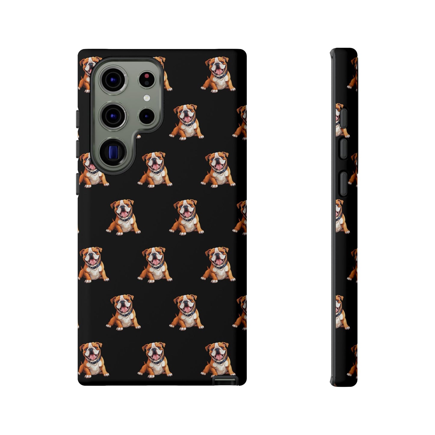 Bulldog Phone Case Black