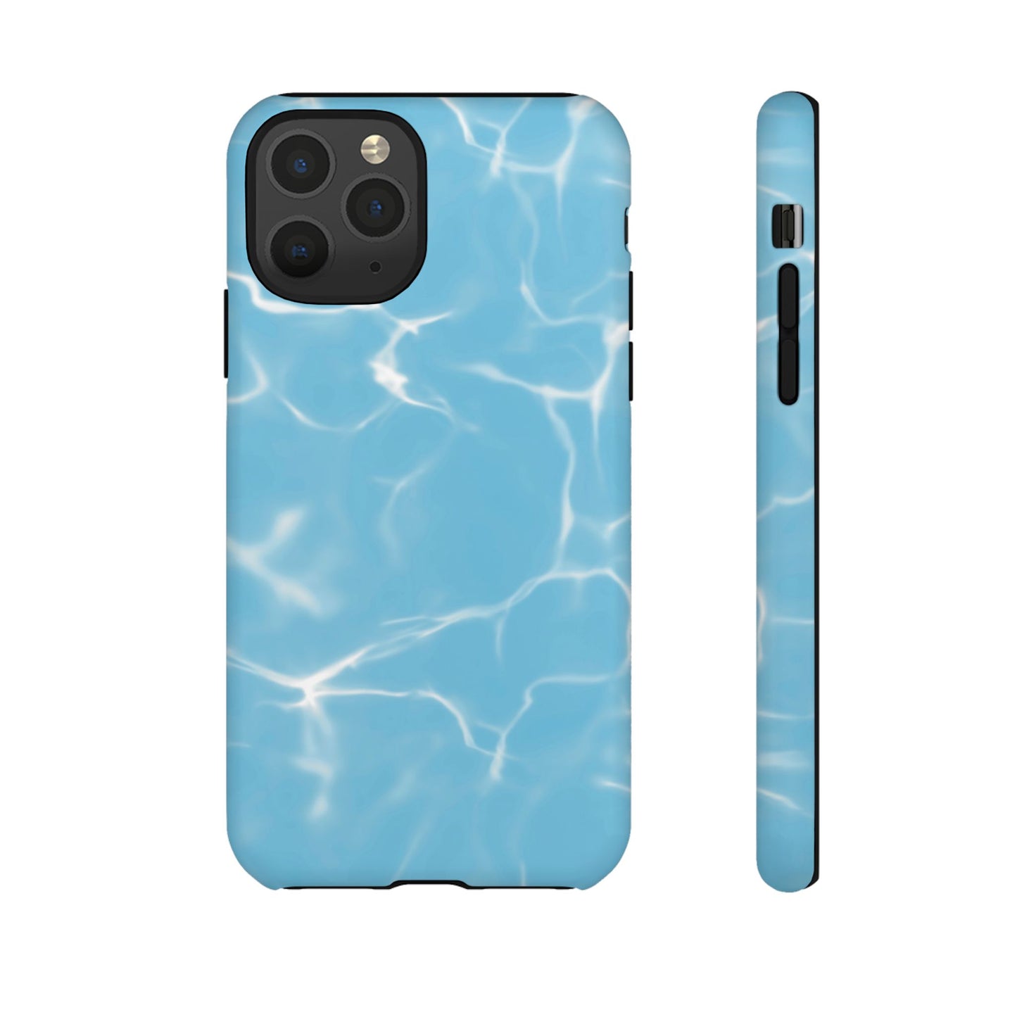 Marble Phone Case Light Blue