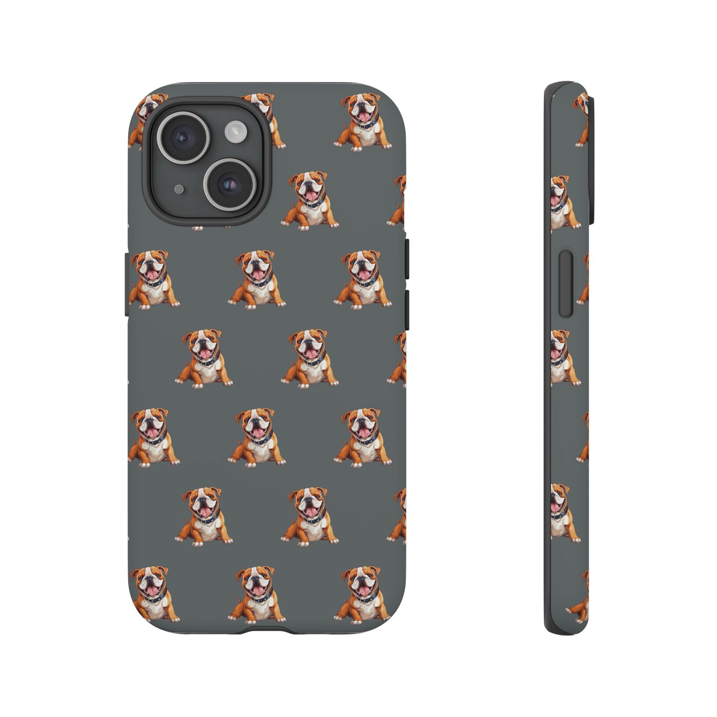 Bulldog Phone Case Gray