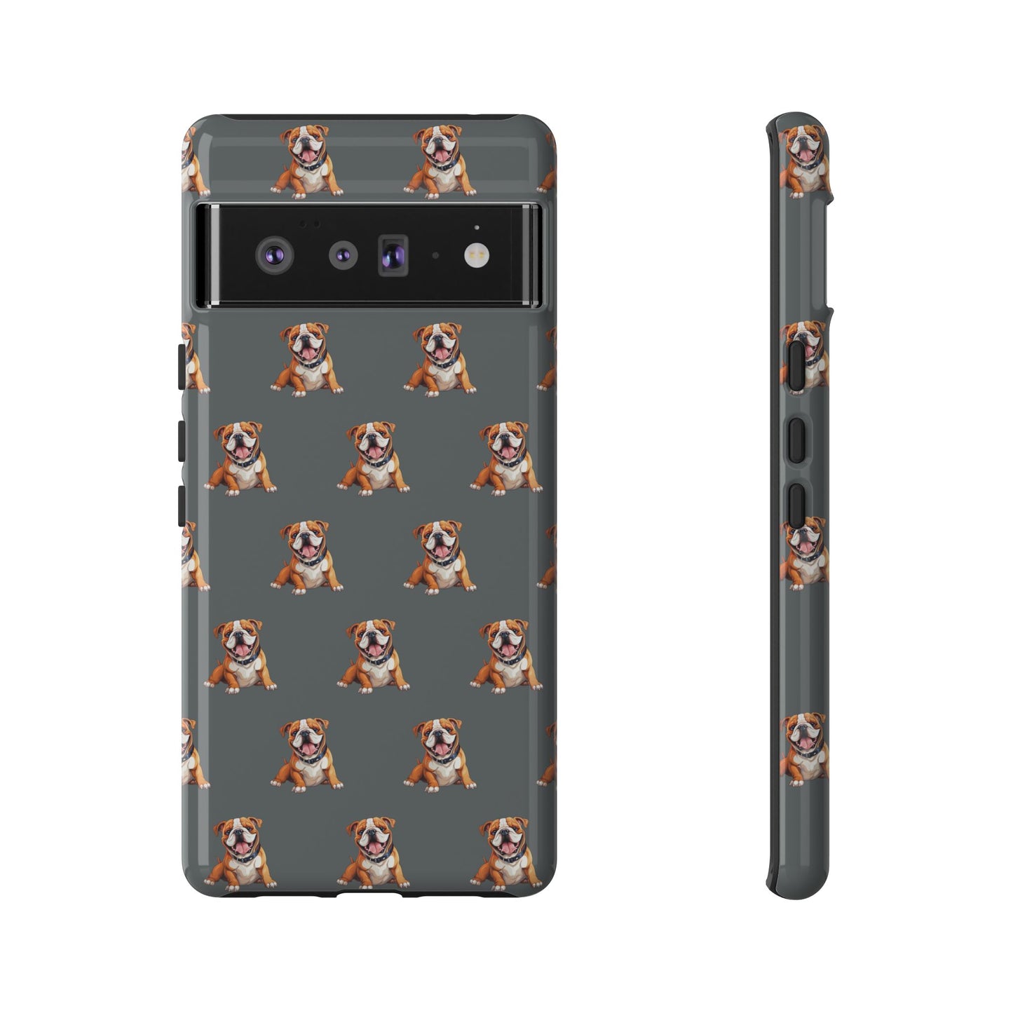 Bulldog Phone Case Gray