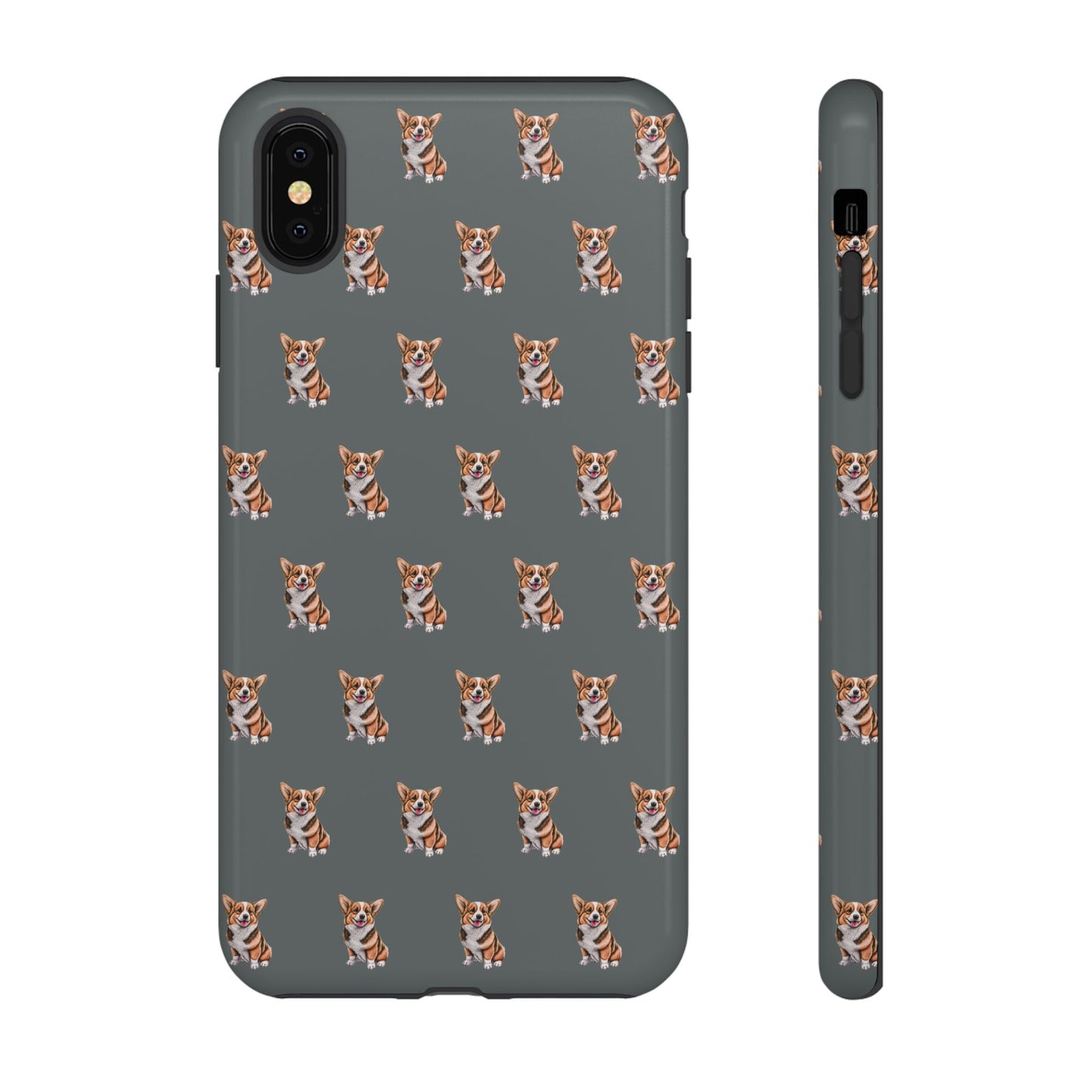 Corgi Phone Case Gray