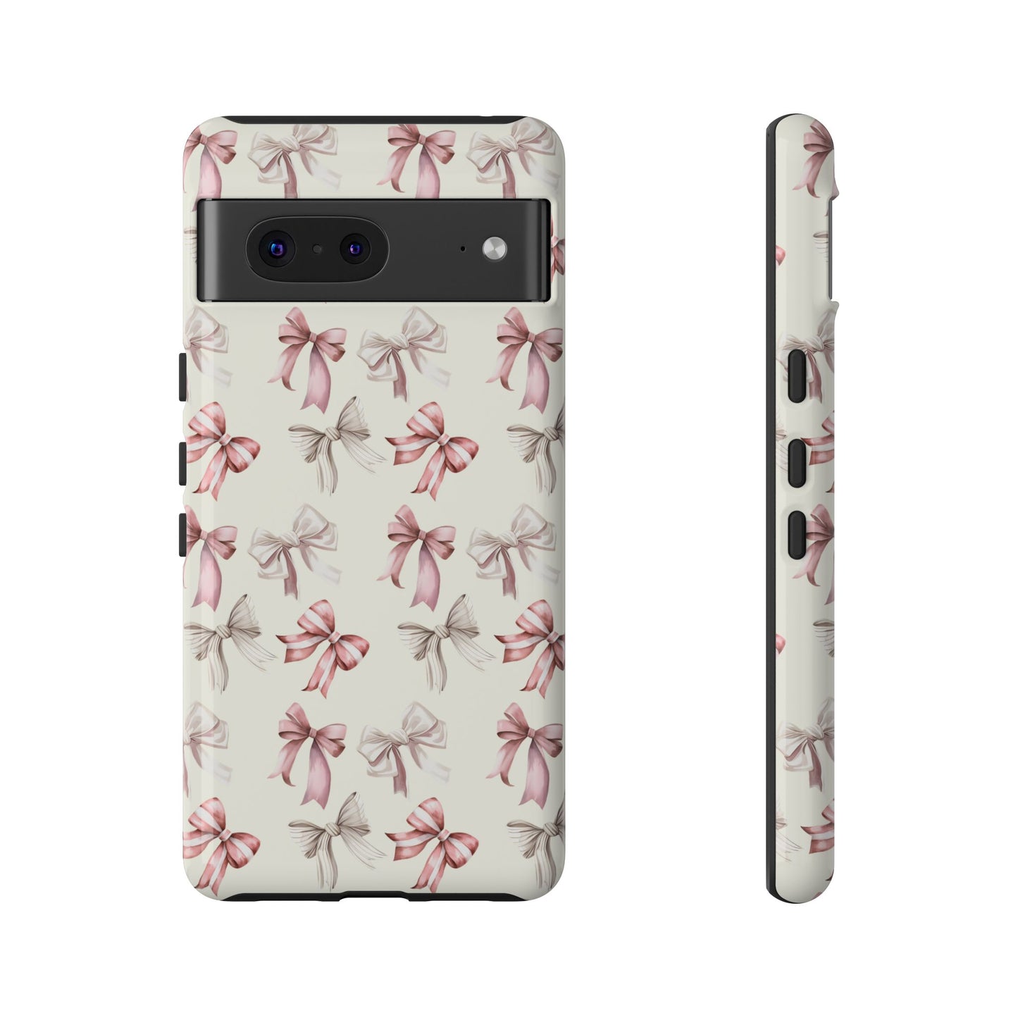 Bow Phone Case Cream