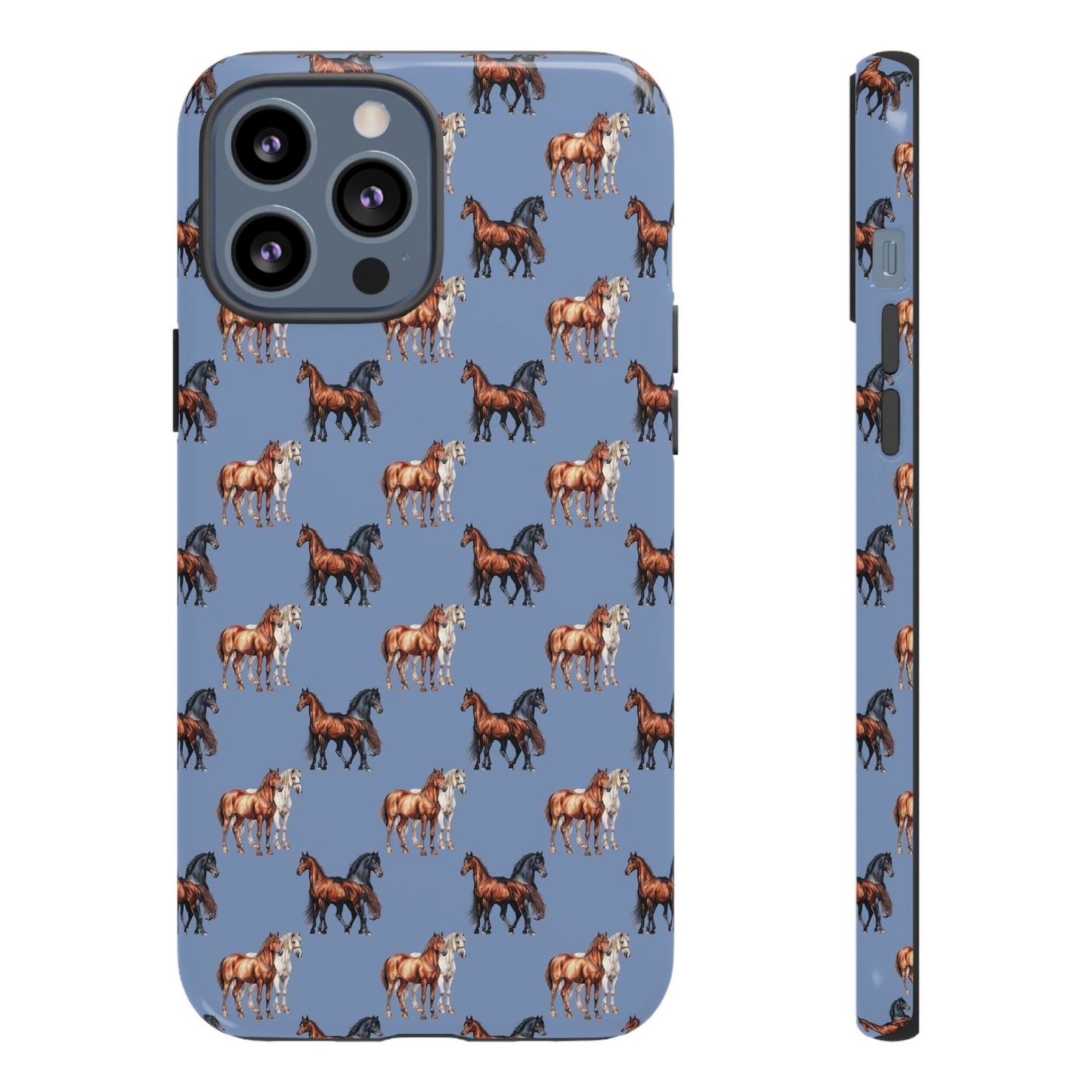 Horse Phone Case Blue