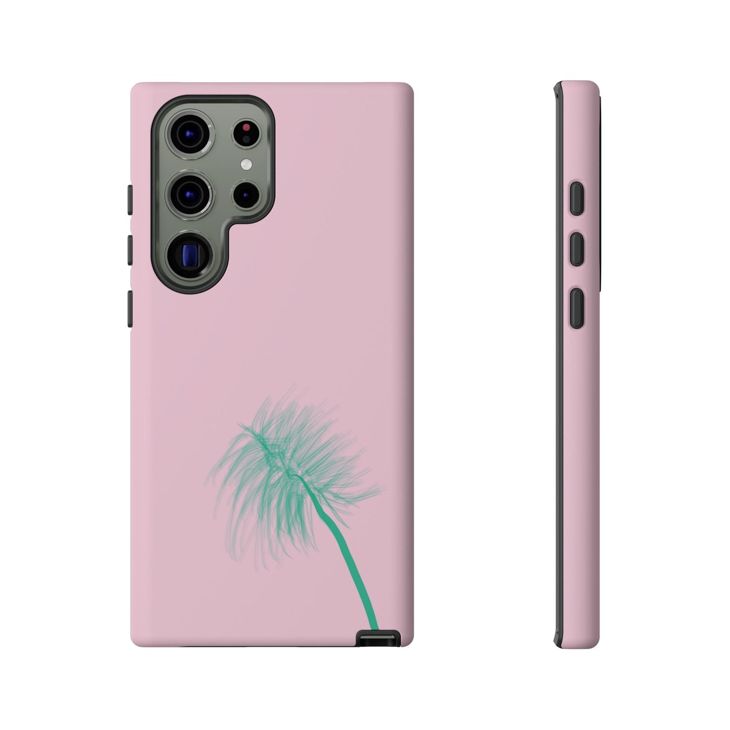 Dandelion Blowball Phone Case Pink