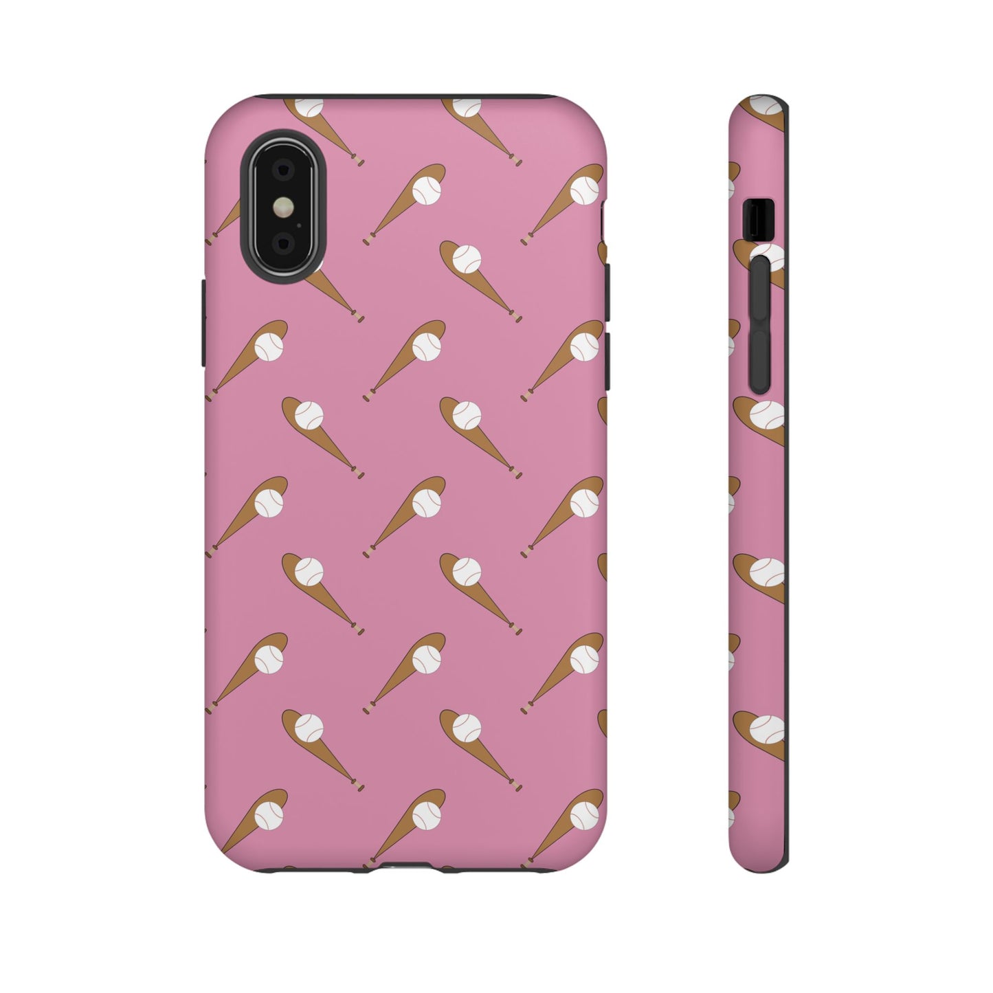 Baseball Phone Case Pink